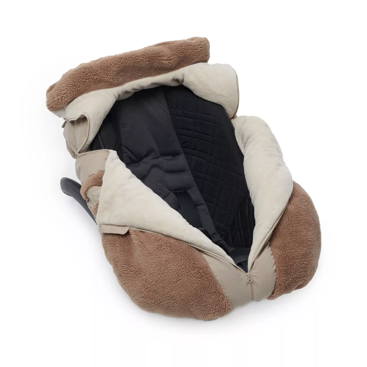 7 A.M. Car Seat Cocoon - Oat Cacao - Image 5