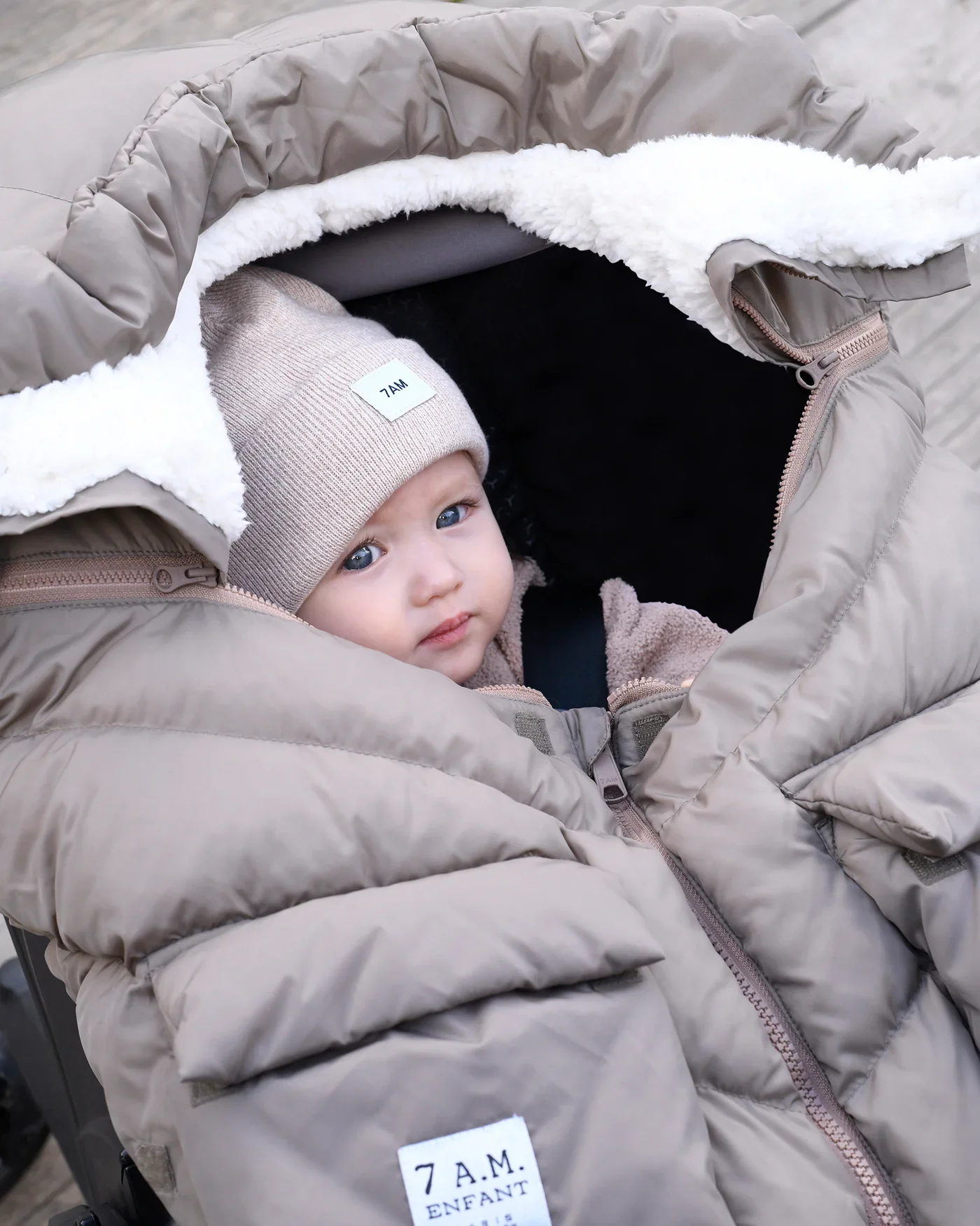 7 a.m. Car Seat Cocoon - Oslo Cloud - Image 2