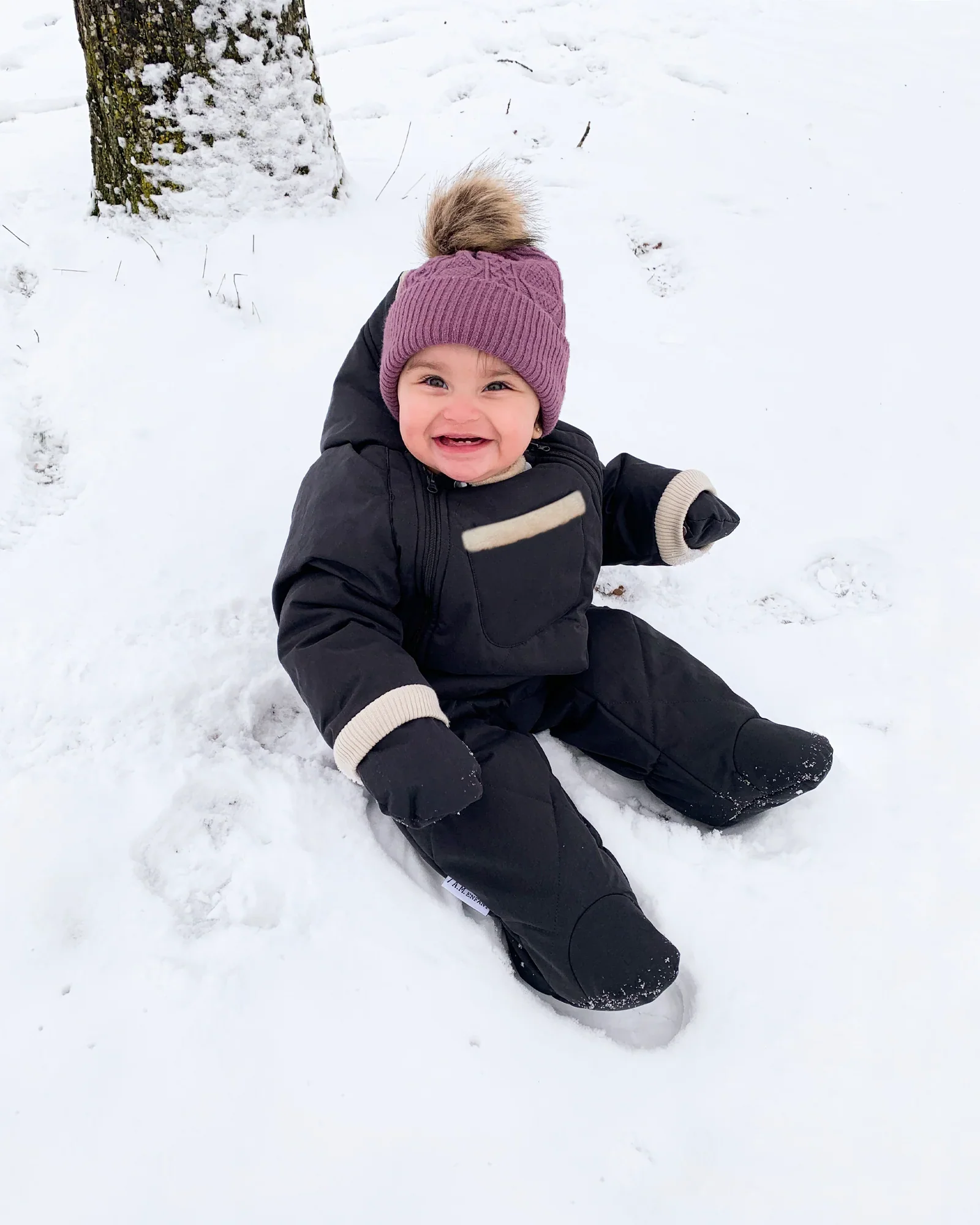 7 A.M. Enfant Benji Plush Snowsuit - Image 4
