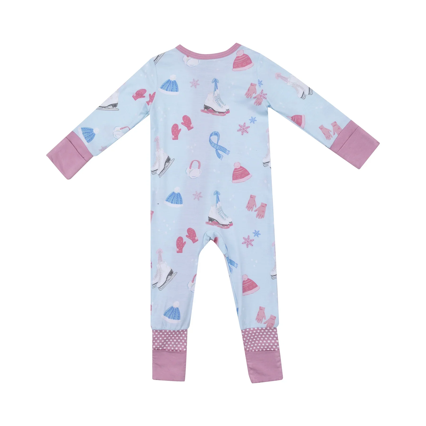 Angel Dear 2 Way Zipper Romper- Ice Skating - Image 3