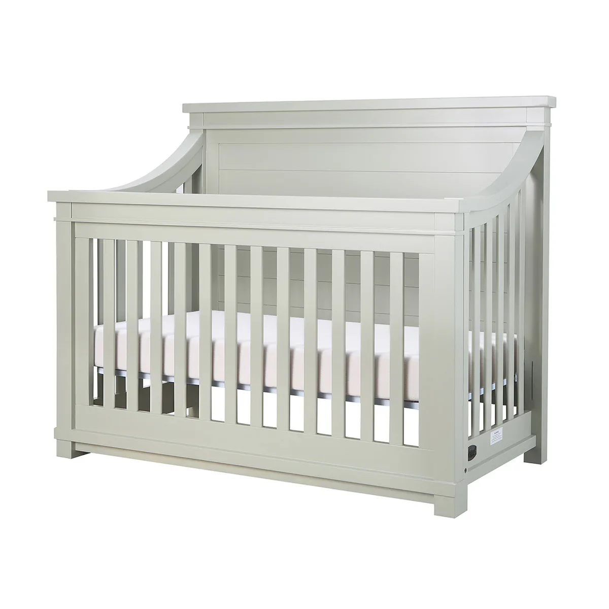 Baby Appleseed Rowan Flat Top Convertible Crib - Sage