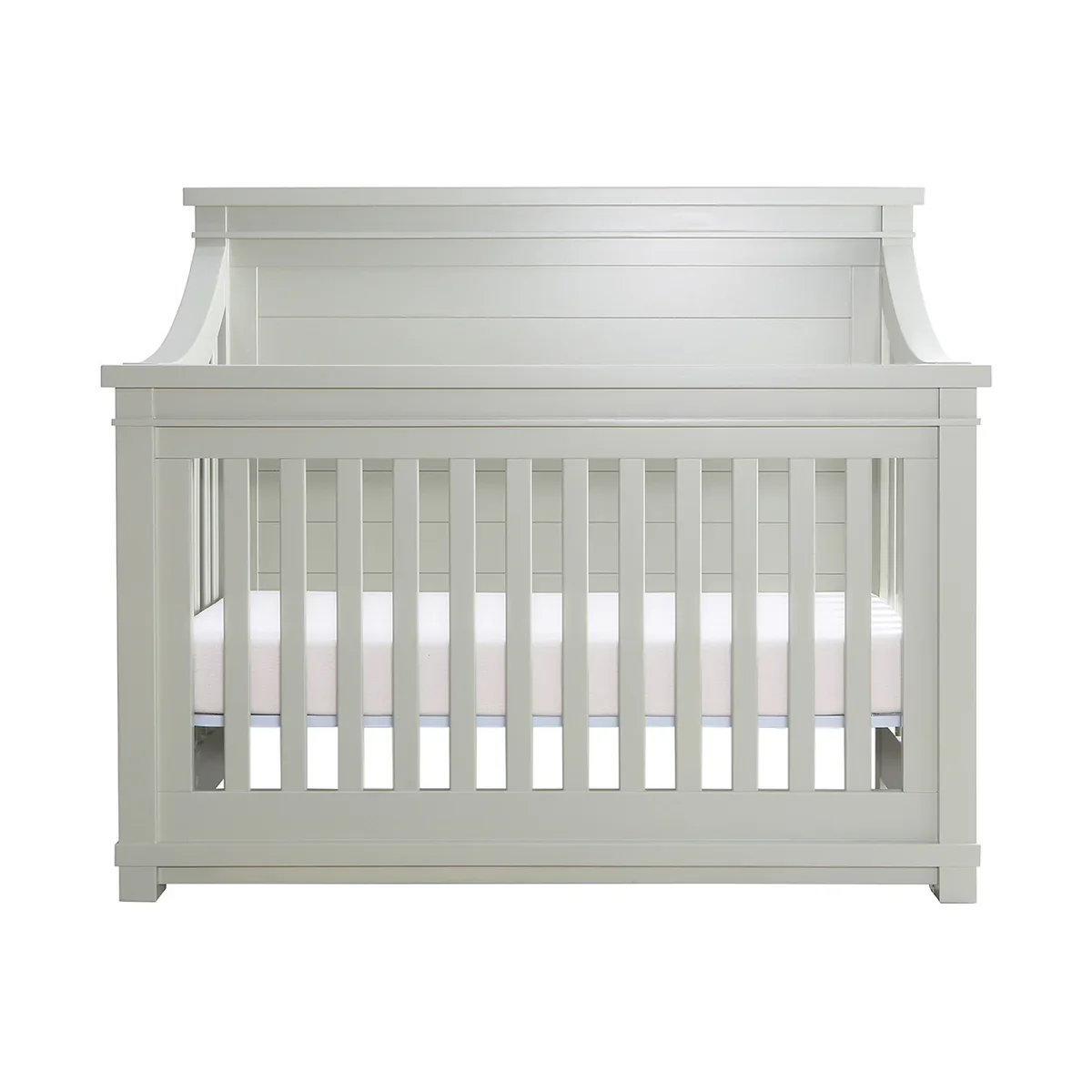 Baby Appleseed Rowan Flat Top Convertible Crib - Sage - Image 3