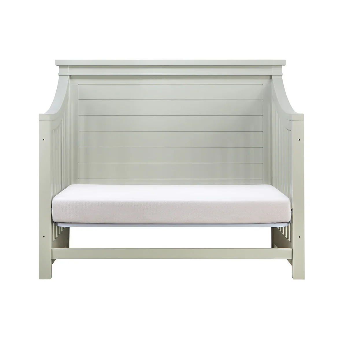 Baby Appleseed Rowan Flat Top Convertible Crib - Sage - Image 5
