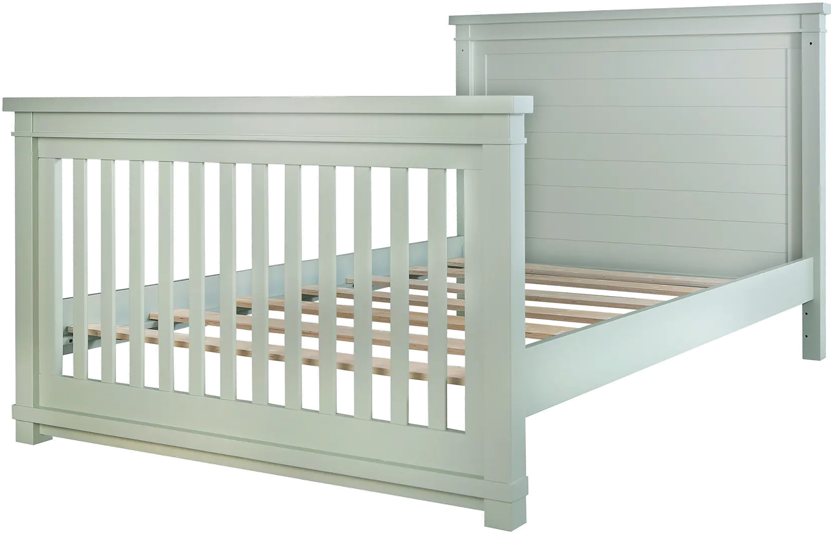 Baby Appleseed Rowan Flat Top Convertible Crib - Sage - Image 9