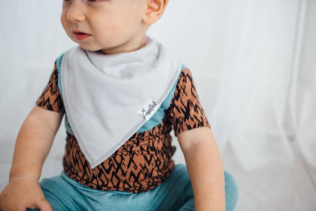 Baby Bandana Bibs - Grey Basics - Image 2