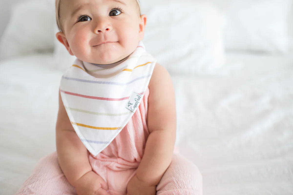 Baby Bandana Bibs - Olive - Image 4