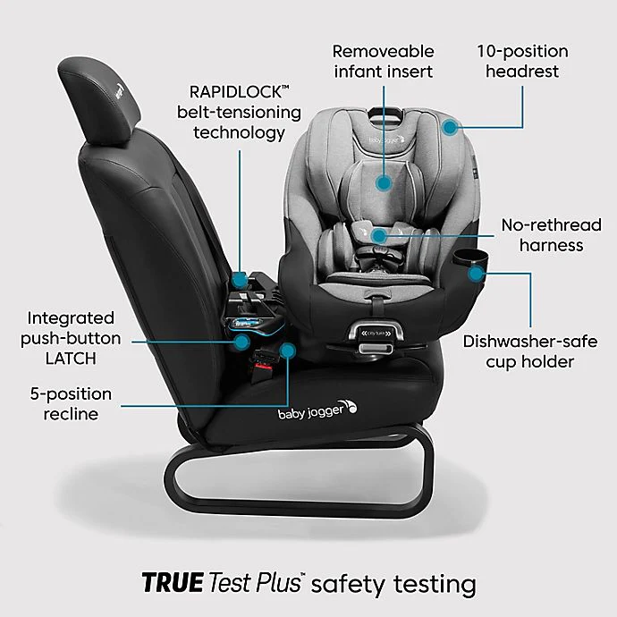 Baby Jogger City Turn Rotating Convertible Car seat - Image 5