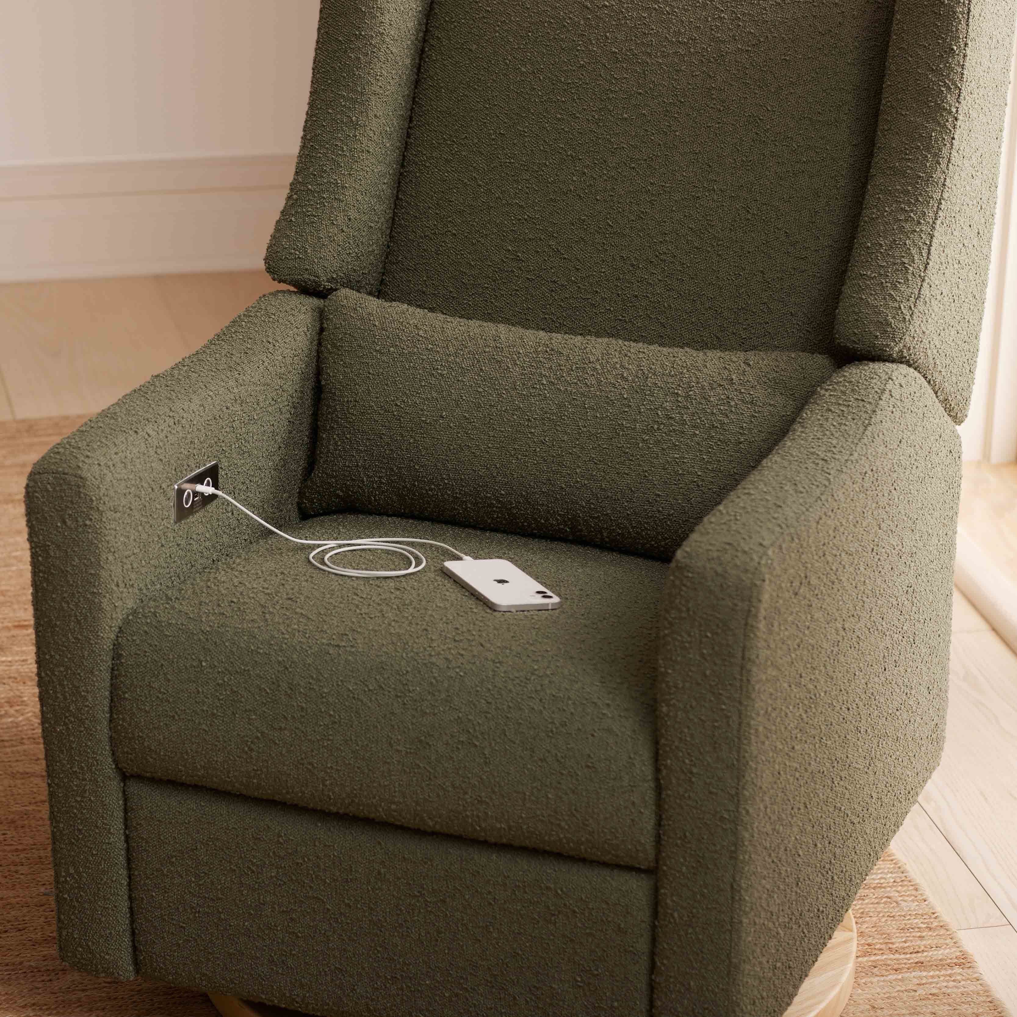 Babyletto Kiwi Electronic Recliner and Swivel Glider with USB port - Image 8