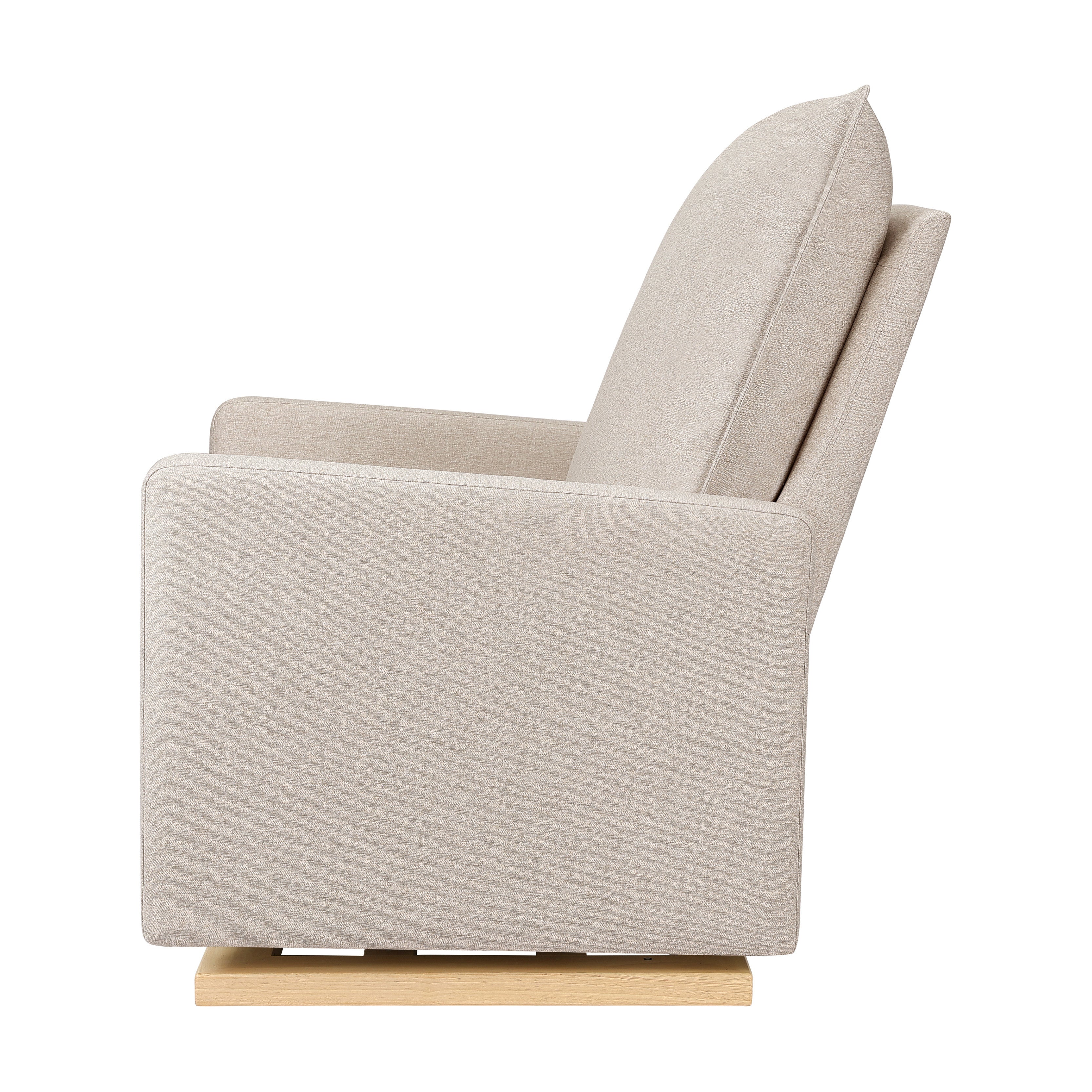 Babyletto Cali Pillowback Chair and a Half Glider in Eco-Performance Fabric | Water Repellent & Stain Resistant - Image 9