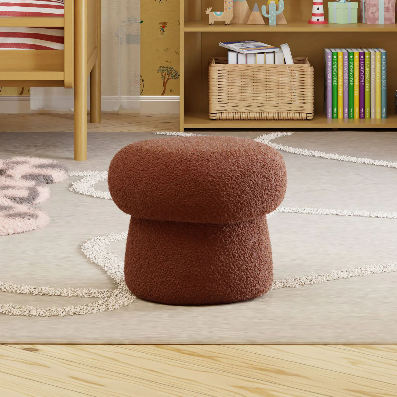 Babyletto Kids Mini Mushroom Pouf - Image 7