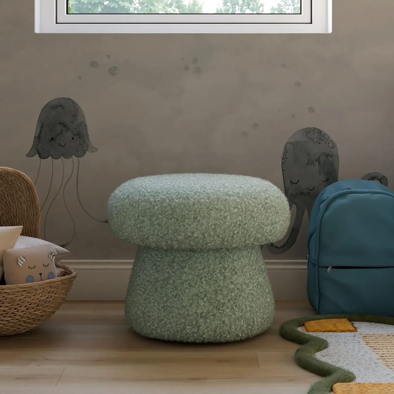Babyletto Kids Mushroom Pouf - Image 3