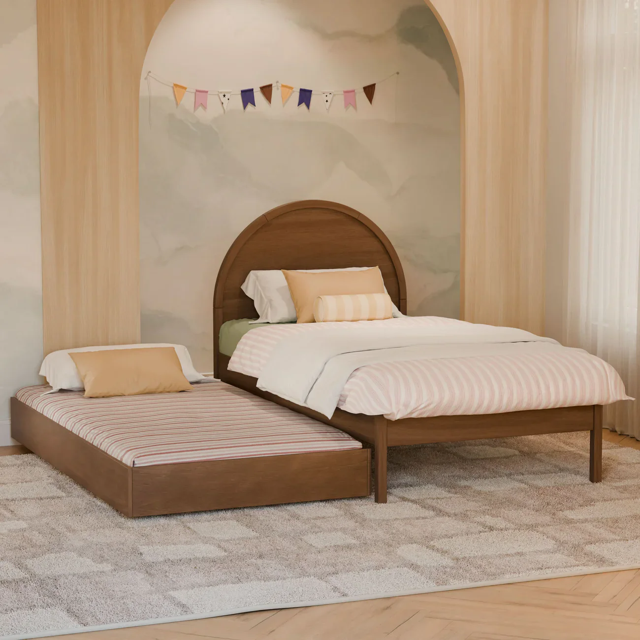 Babyletto Kids Twin Storage Trundle Bed - Image 3