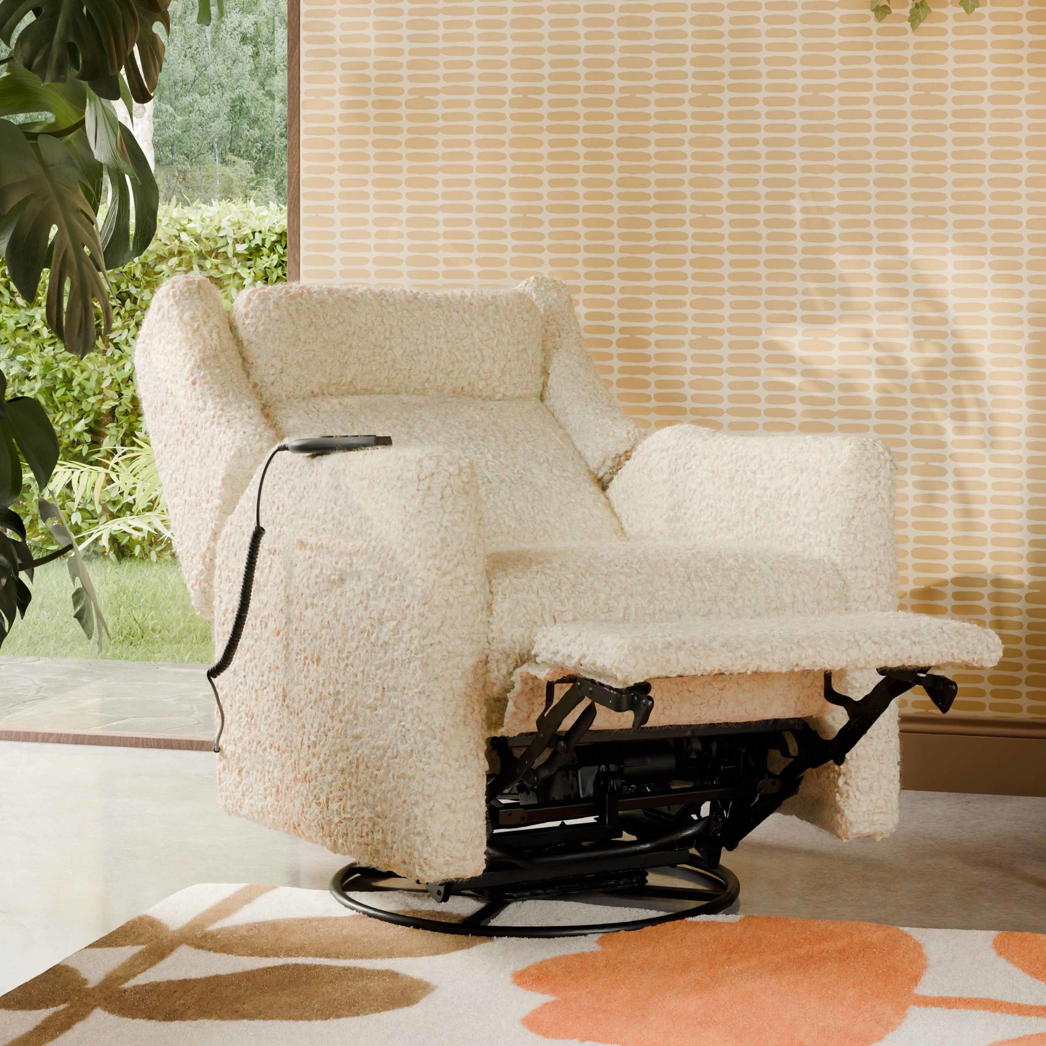 Babyletto Kiwi Deluxe Power Recliner & Swivel Glider with Heat and Massage - Image 2