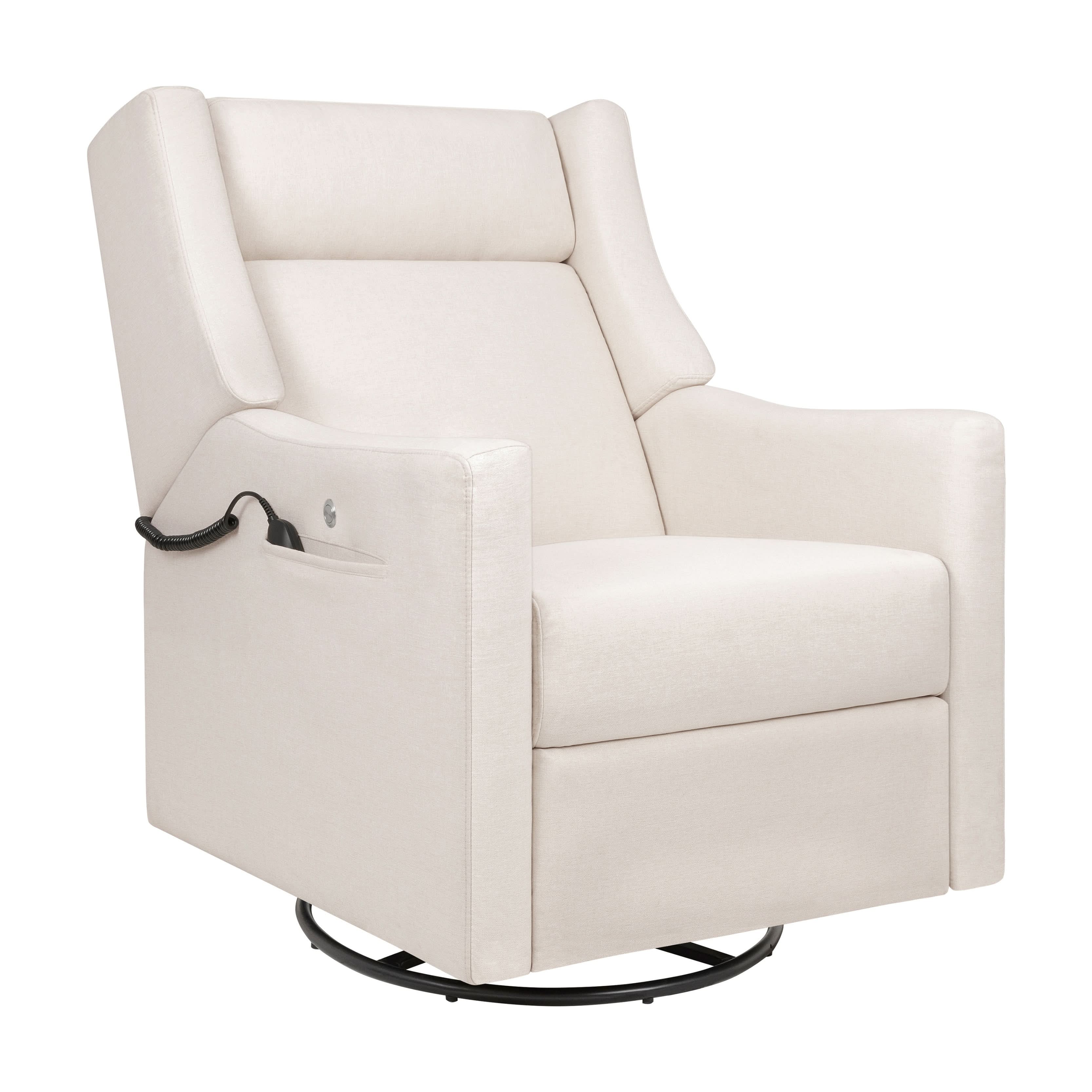 Babyletto Kiwi Deluxe Power Recliner & Swivel Glider with Heat and Massage - Image 79