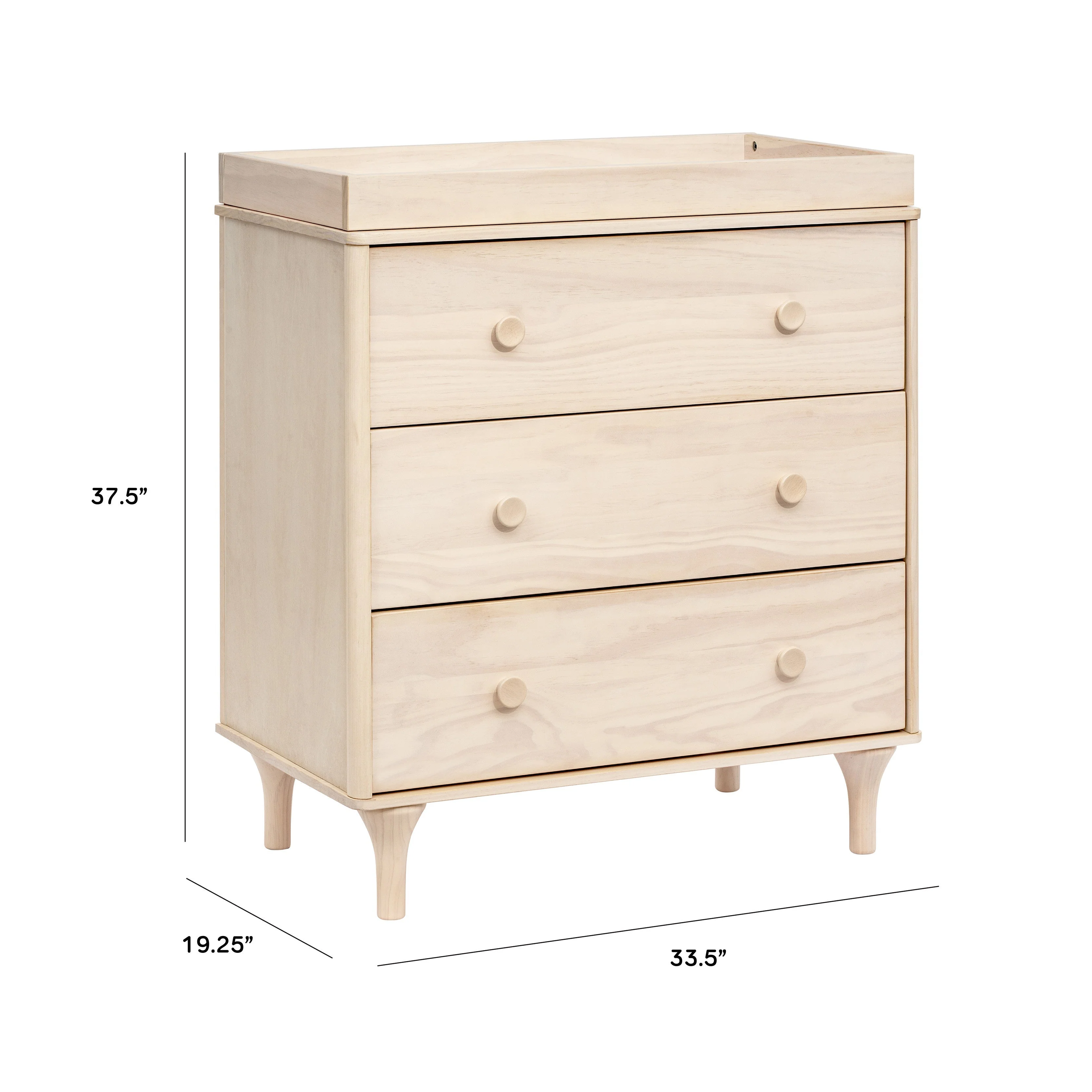 Babyletto Lolly 3-Drawer Changer Dresser with Removable Changing Tray - Image 38