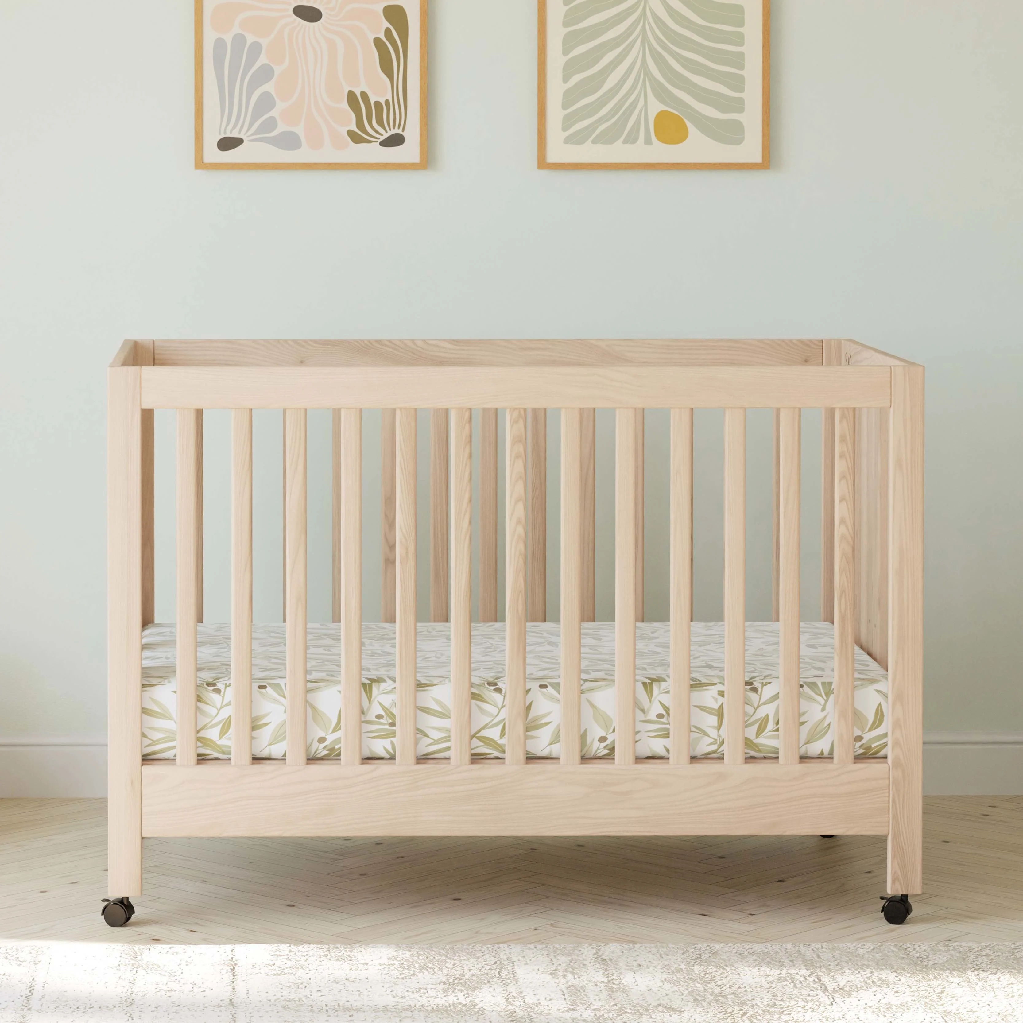 Babyletto Maki Portable Folding Crib with Toddler Bed Conversion Kit - Image 14
