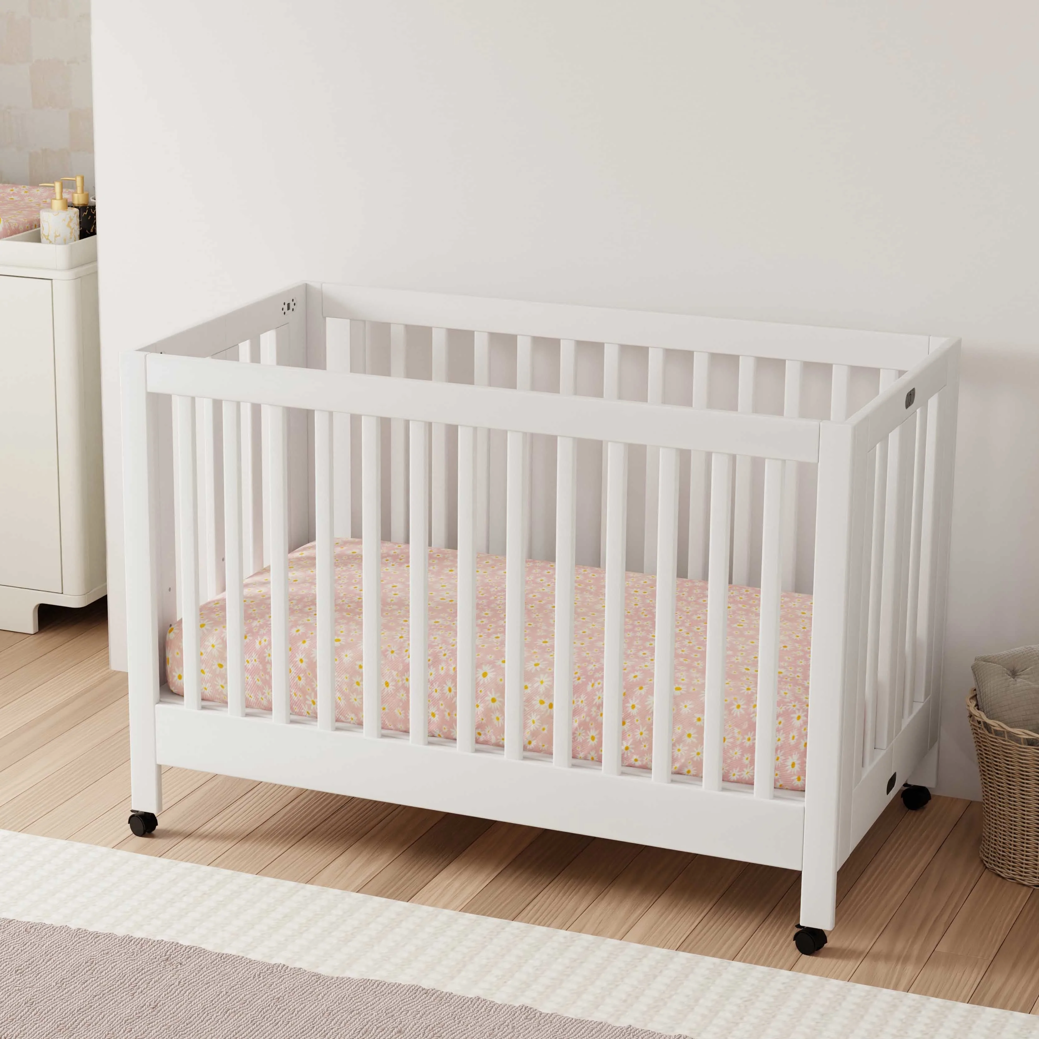 Babyletto Maki Portable Folding Crib with Toddler Bed Conversion Kit - Image 2