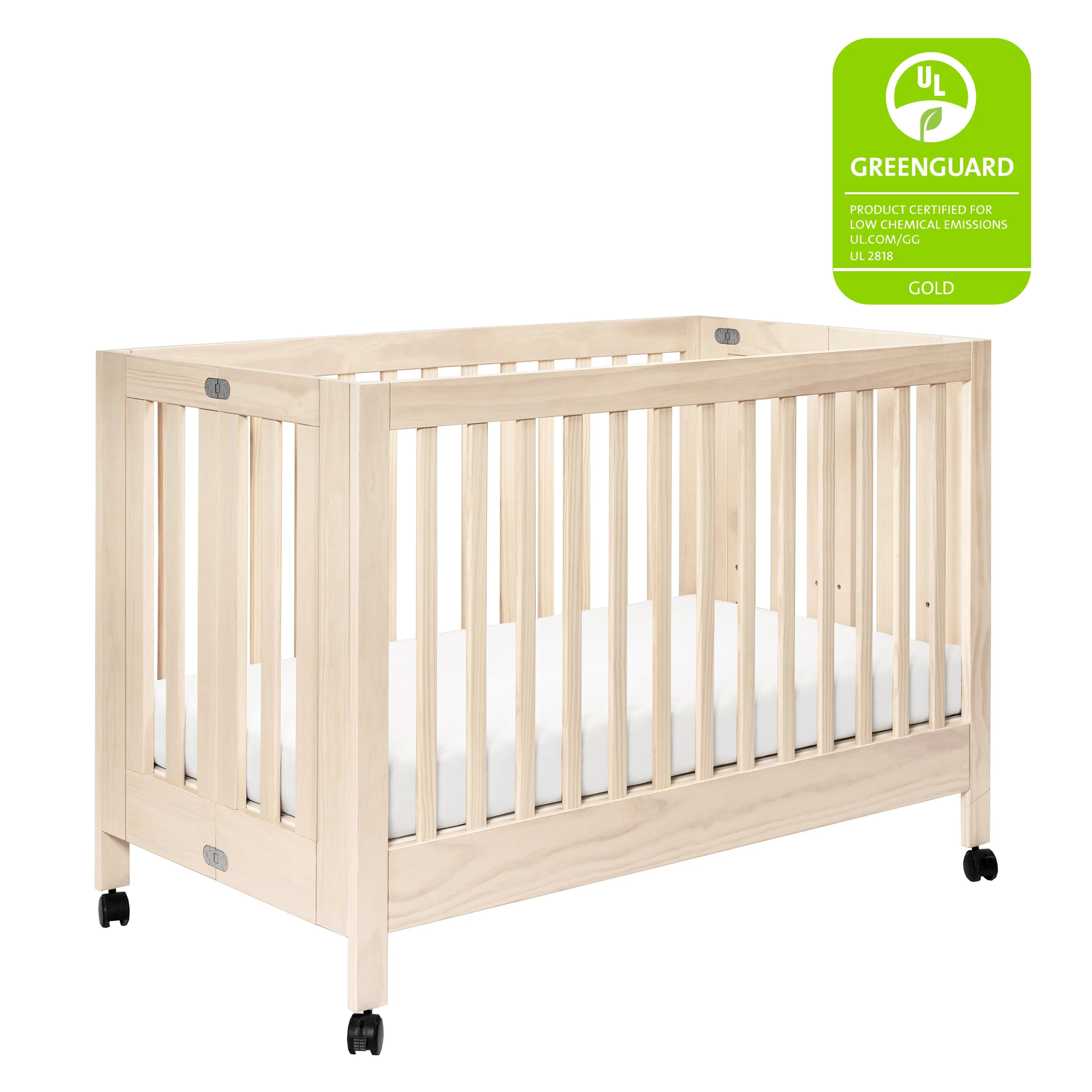Babyletto Maki Portable Folding Crib with Toddler Bed Conversion Kit - Image 22