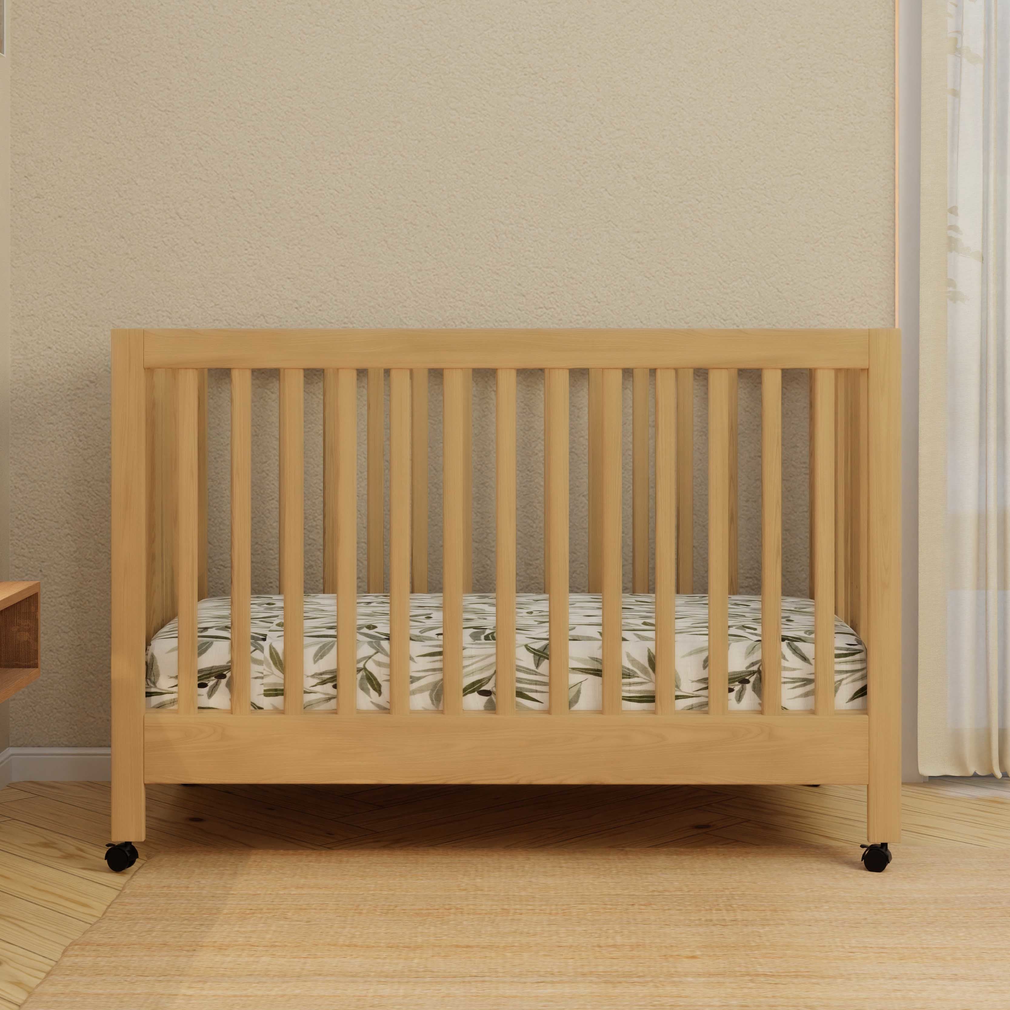 Babyletto Maki Portable Folding Crib with Toddler Bed Conversion Kit - Image 37