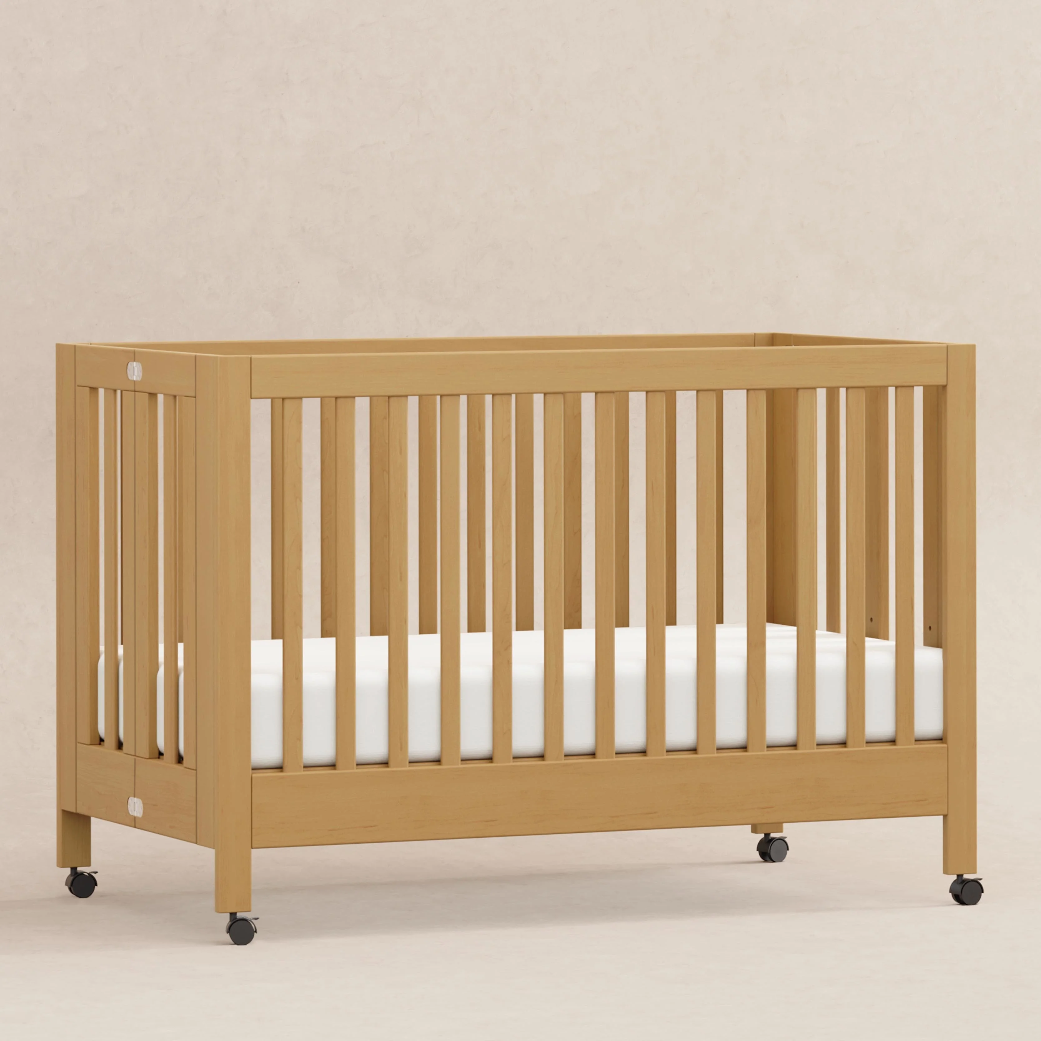 Babyletto Maki Portable Folding Crib with Toddler Bed Conversion Kit - Image 40