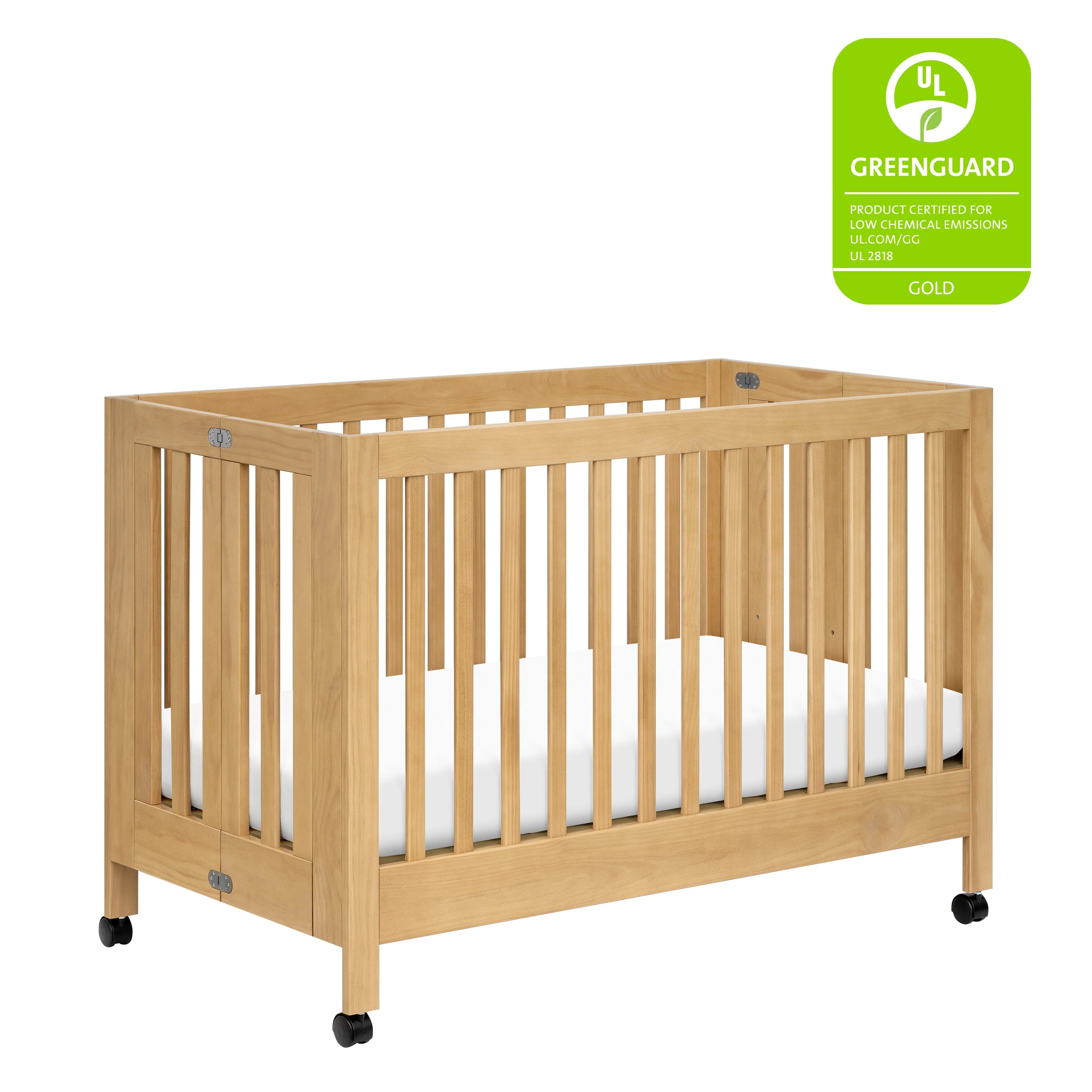 Babyletto Maki Portable Folding Crib with Toddler Bed Conversion Kit - Image 41