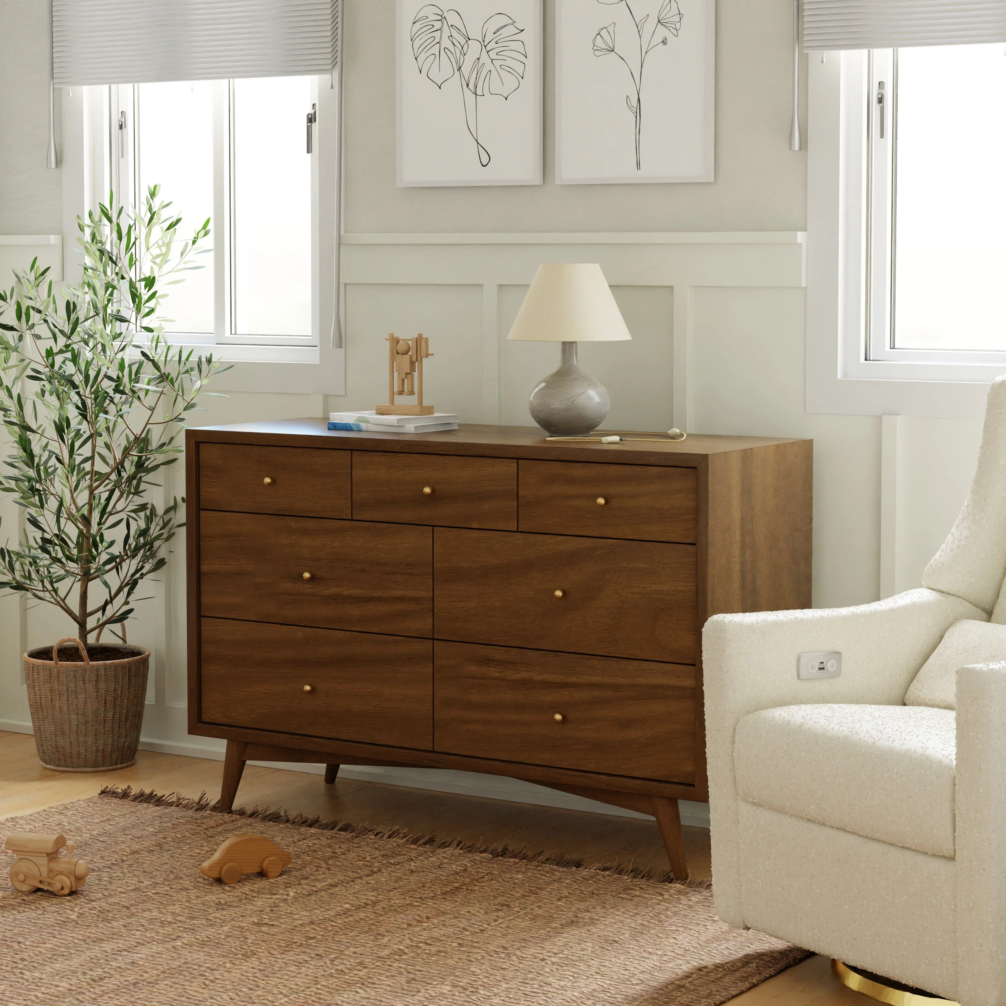 Babyletto Palma 7-Drawer Double Dresser - Image 11