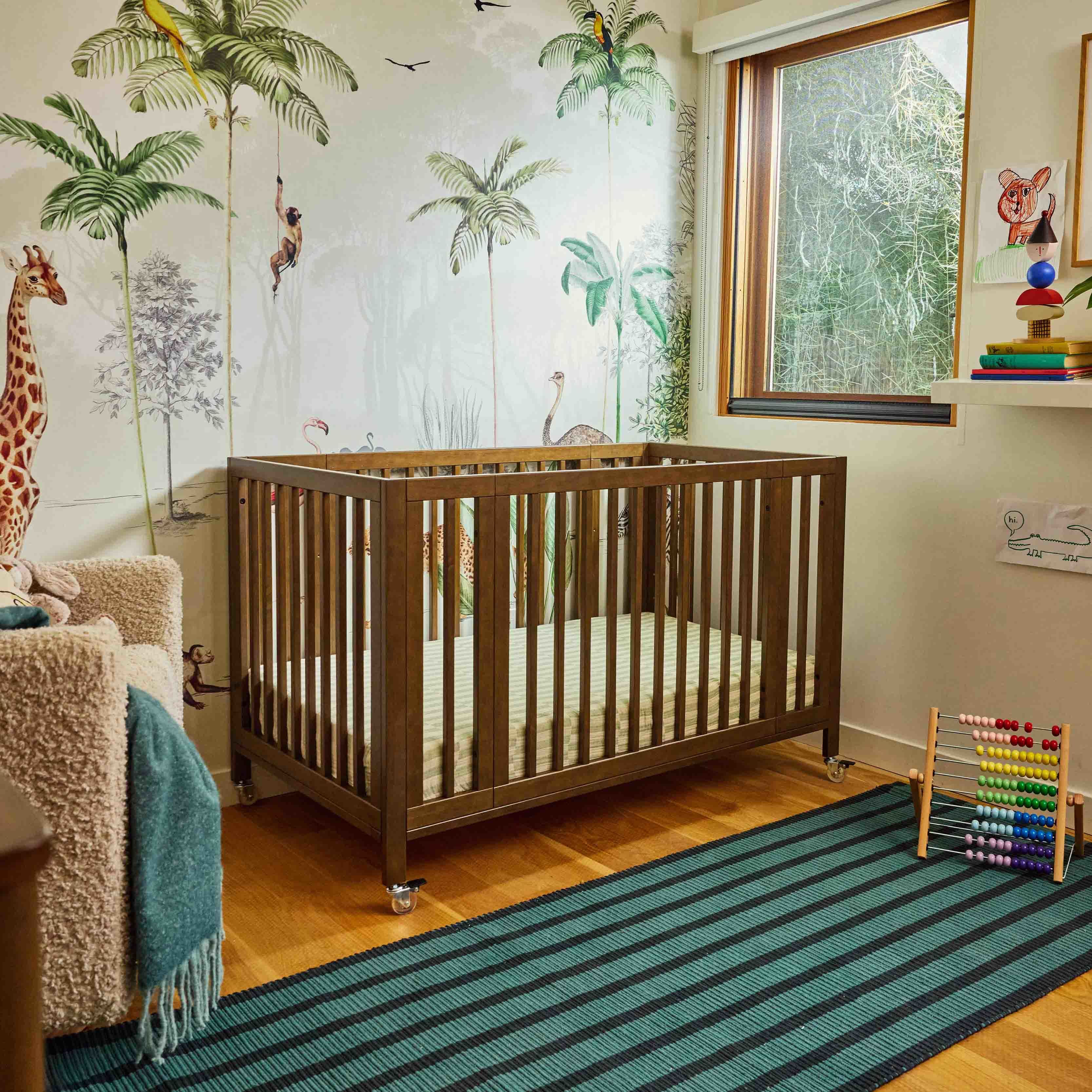 Babyletto Rolli 9-in-1 Convertible All-Stages Crib to Full Bed with Bassinet & Toddler Bed Conversion Kits - Image 13