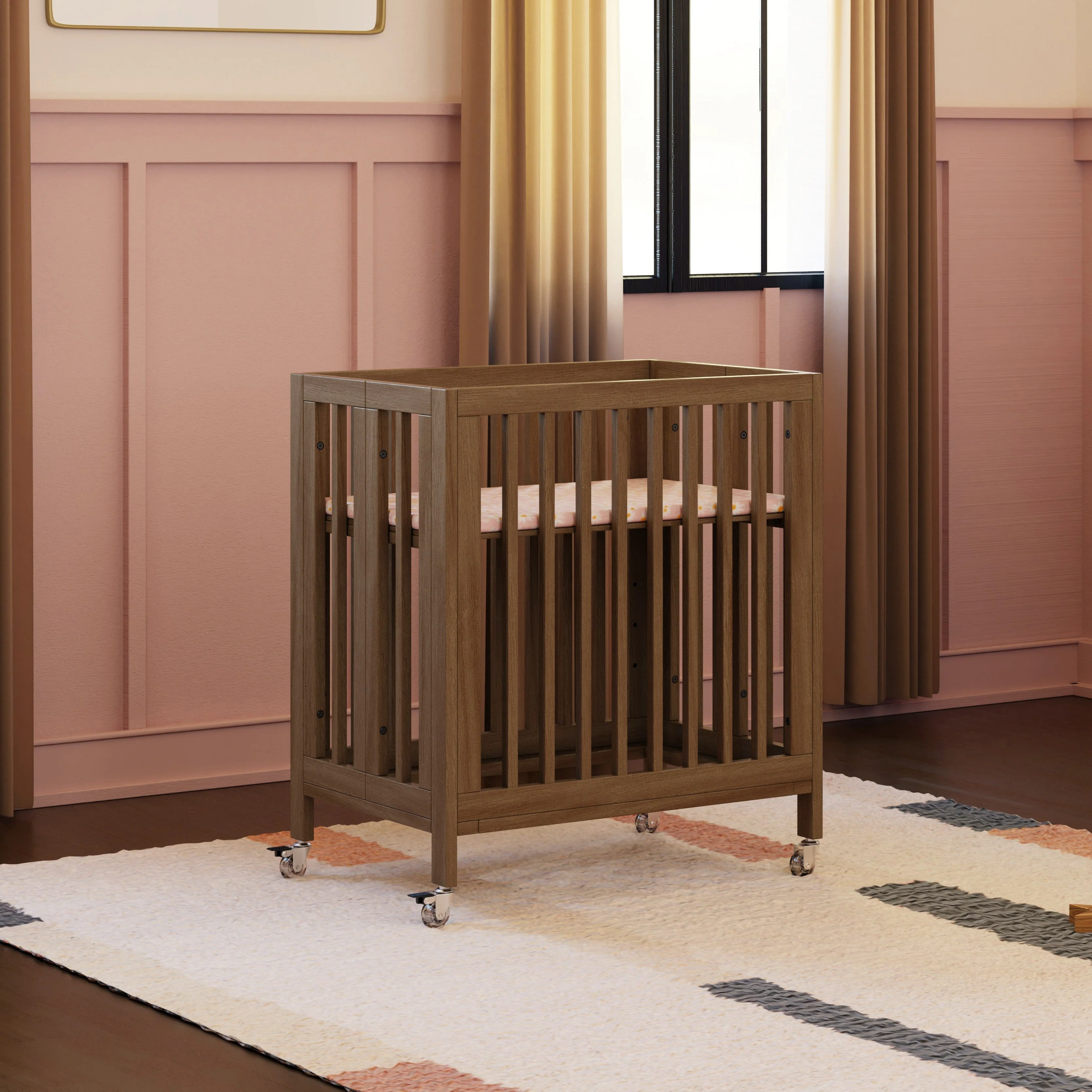 Babyletto Rolli 9-in-1 Convertible All-Stages Crib to Full Bed with Bassinet & Toddler Bed Conversion Kits - Image 17