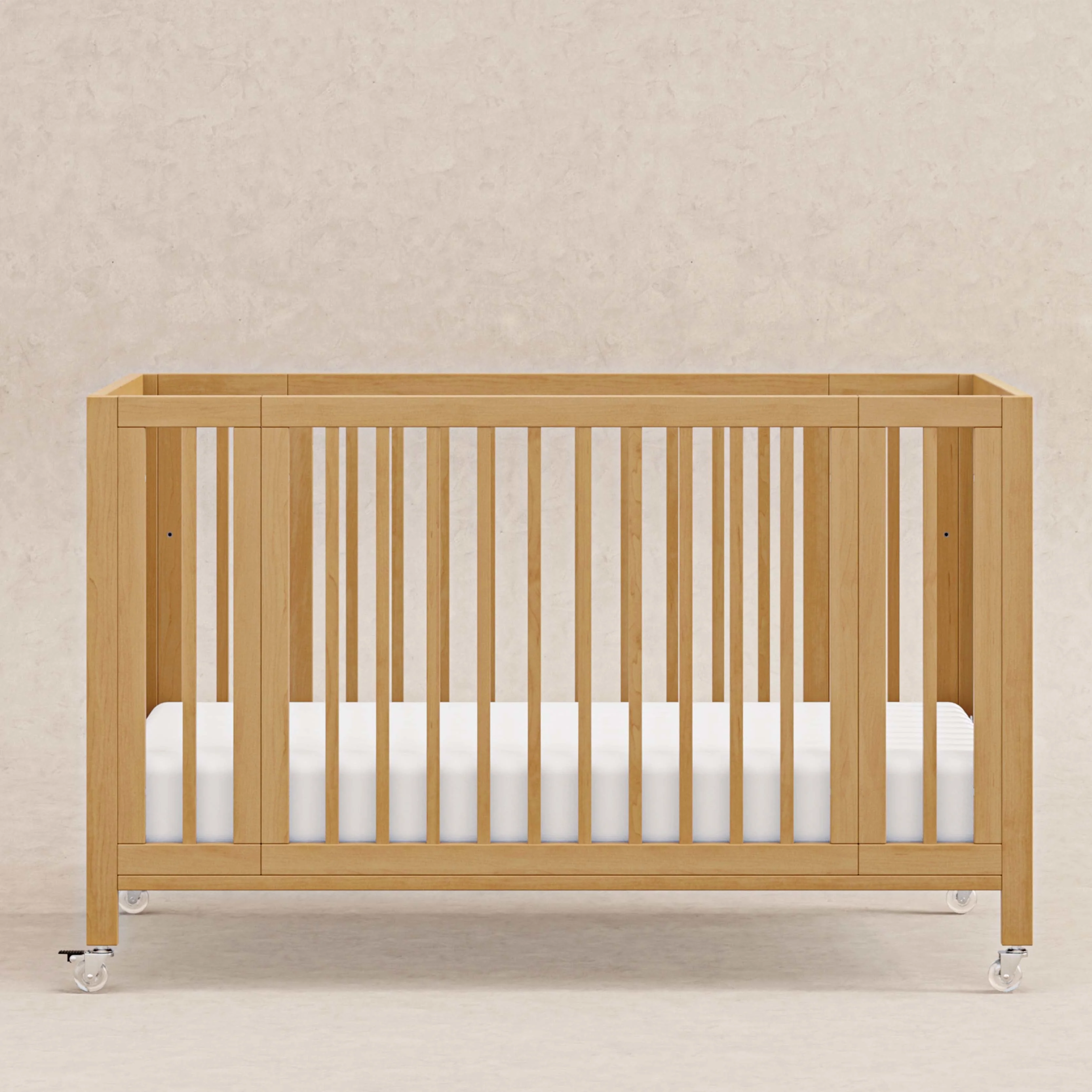 Babyletto Rolli 9-in-1 Convertible All-Stages Crib to Full Bed with Bassinet & Toddler Bed Conversion Kits - Image 38