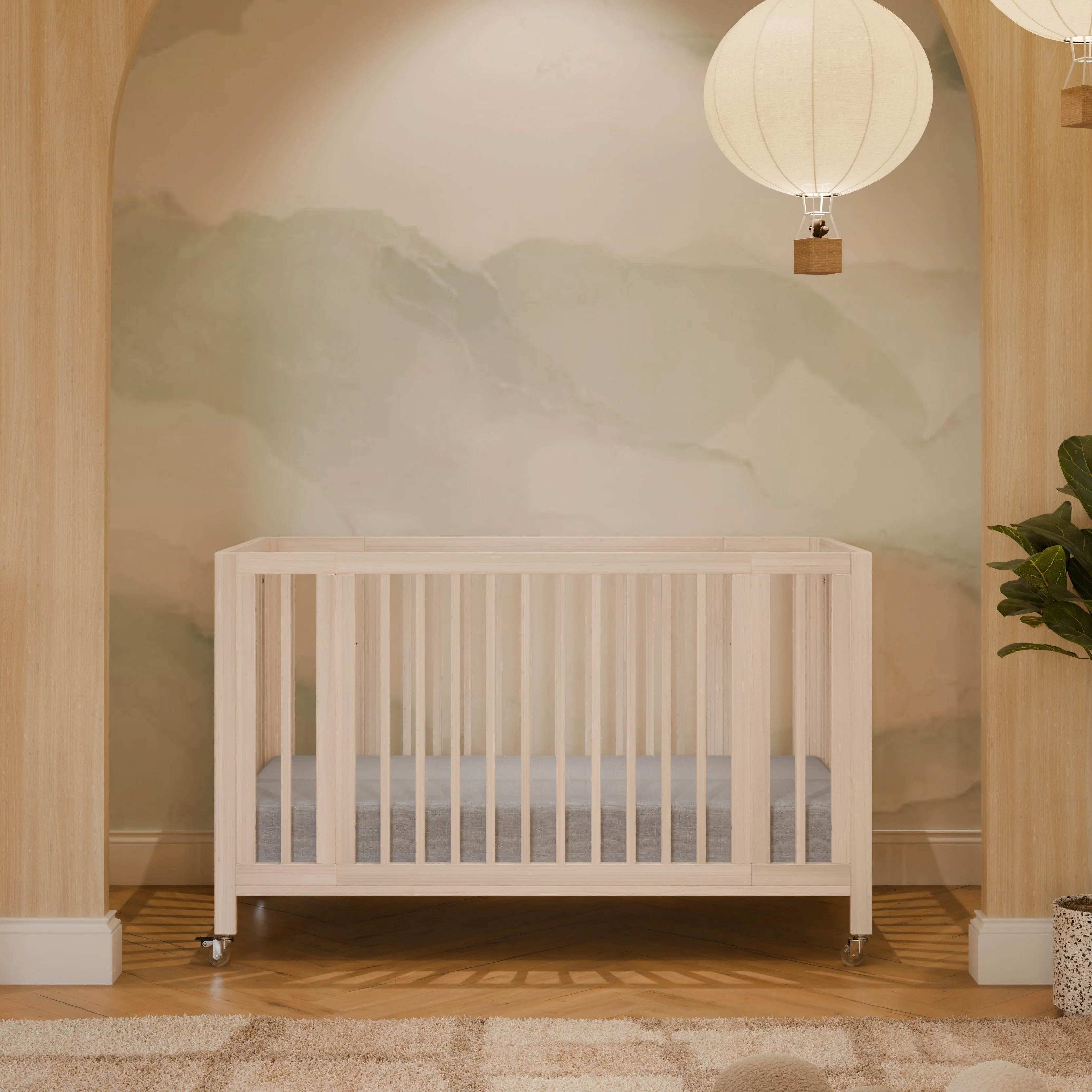 Babyletto Rolli 9-in-1 Convertible All-Stages Crib to Full Bed with Bassinet & Toddler Bed Conversion Kits - Image 71