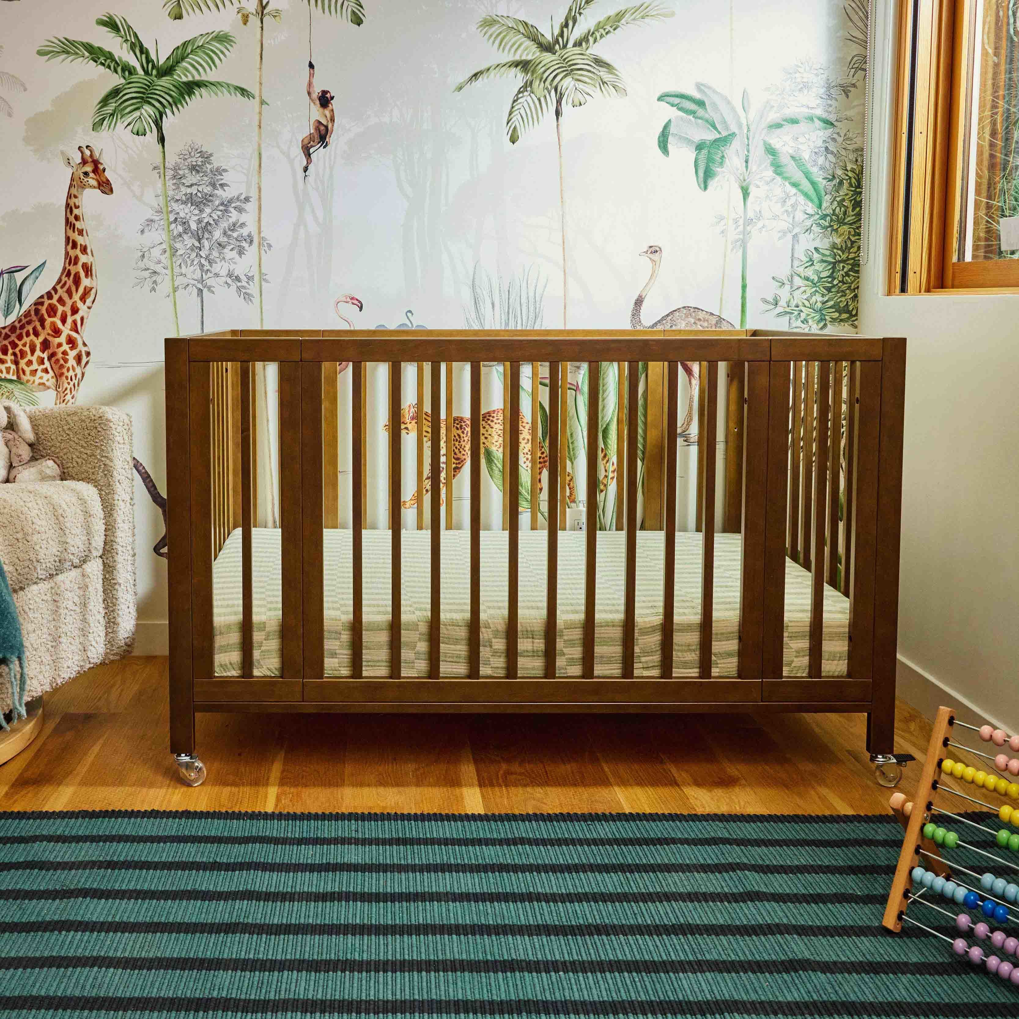 Babyletto Rolli 9-in-1 Convertible All-Stages Crib to Full Bed with Bassinet & Toddler Bed Conversion Kits - Image 9