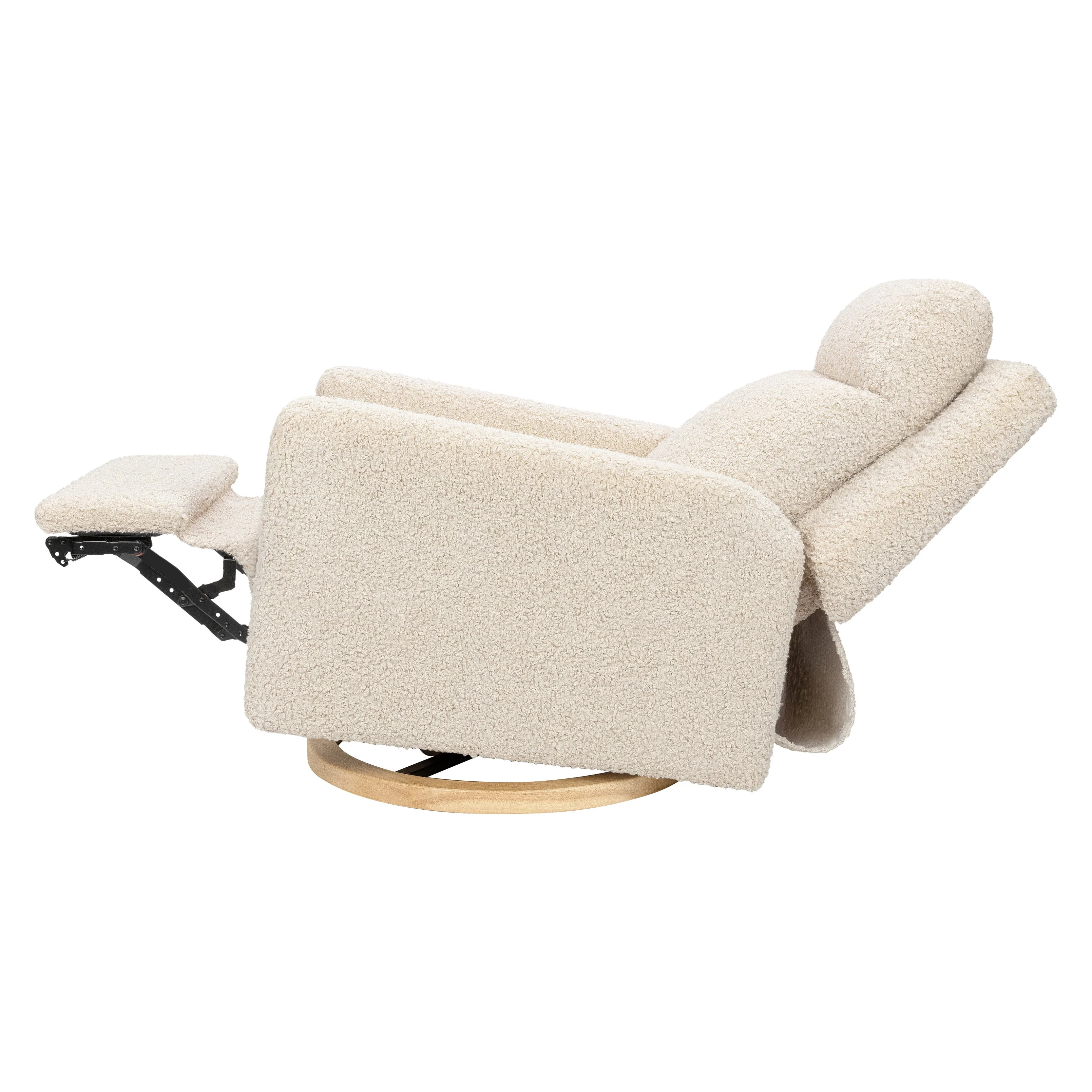 Babyletto Sigi Pro Power Recliner & Swivel Glider with Power Adjustable Headrest and Lumbar Support - Image 11