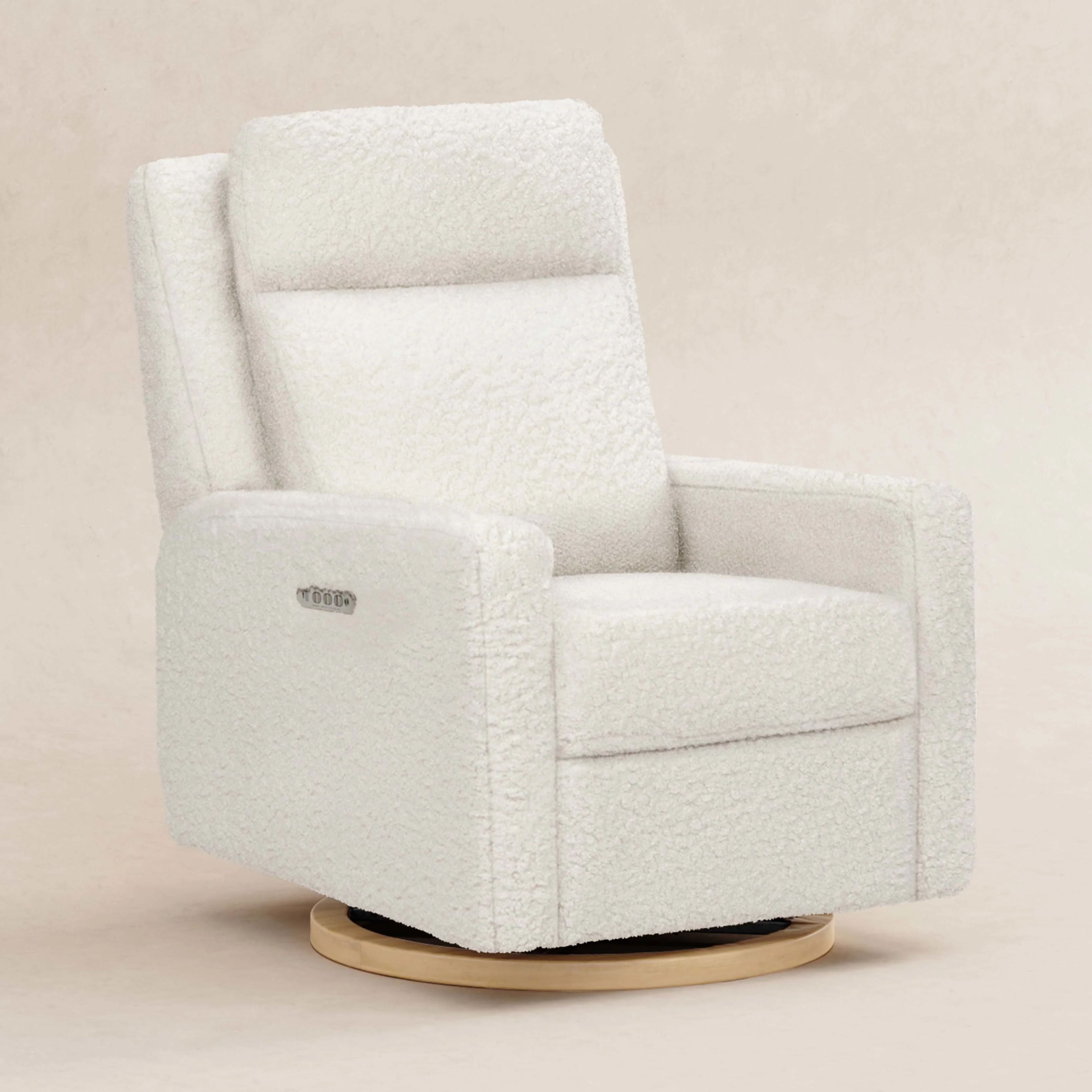 Babyletto Sigi Pro Power Recliner & Swivel Glider with Power Adjustable Headrest and Lumbar Support - Image 15