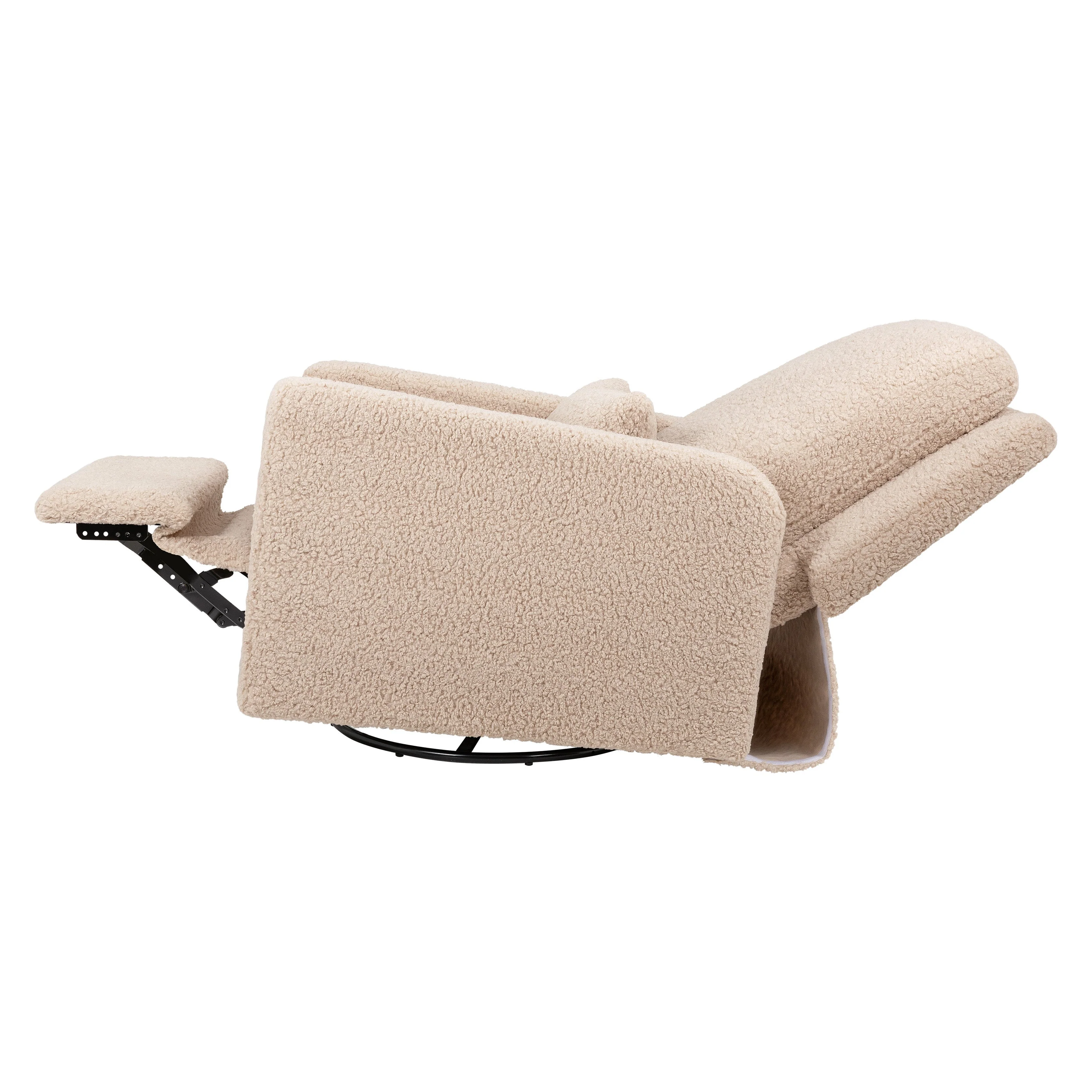 Babyletto Sigi Recliner and Swivel Glider in Shearling - Image 5