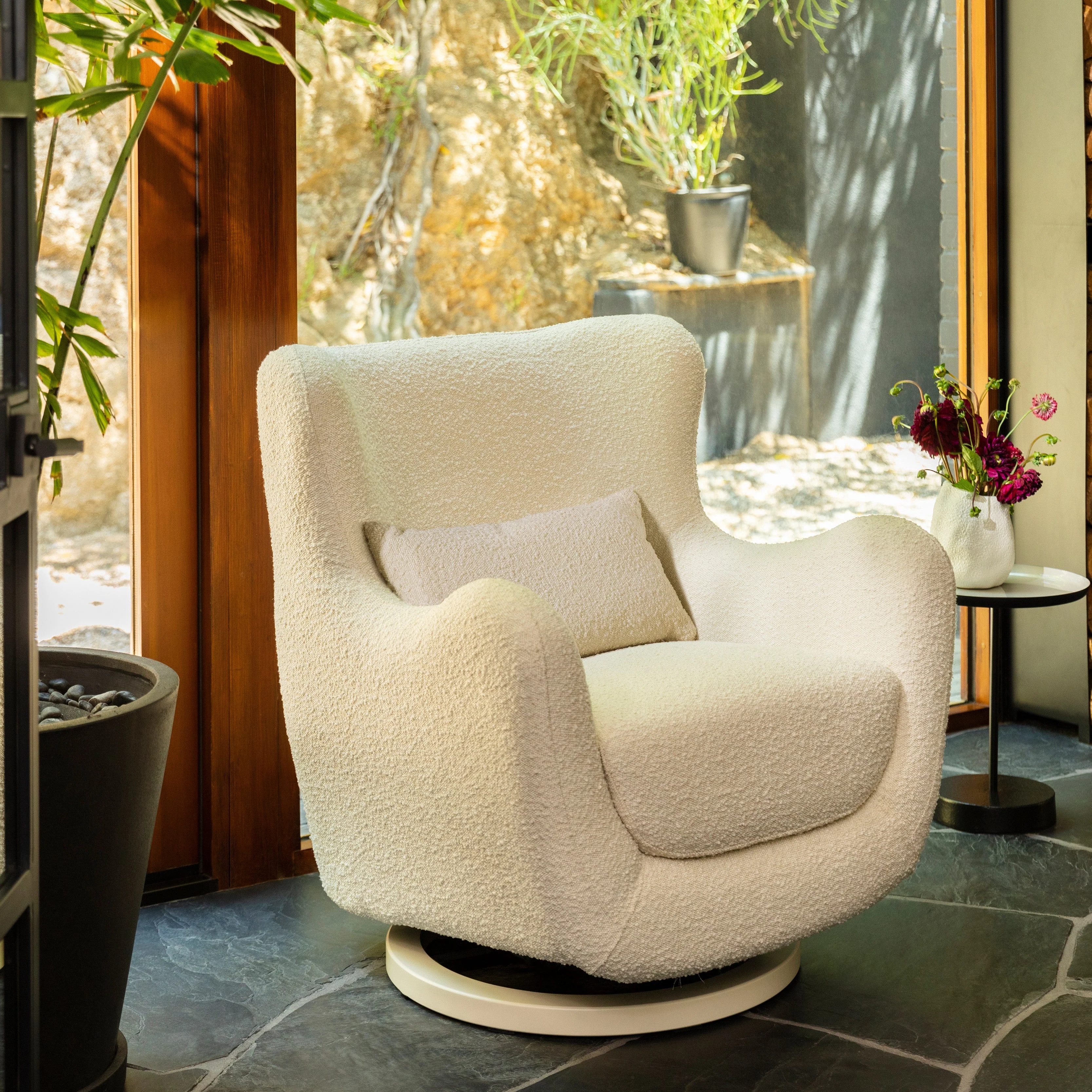 Babyletto Solstice Swivel Glider in Boucle - Image 14