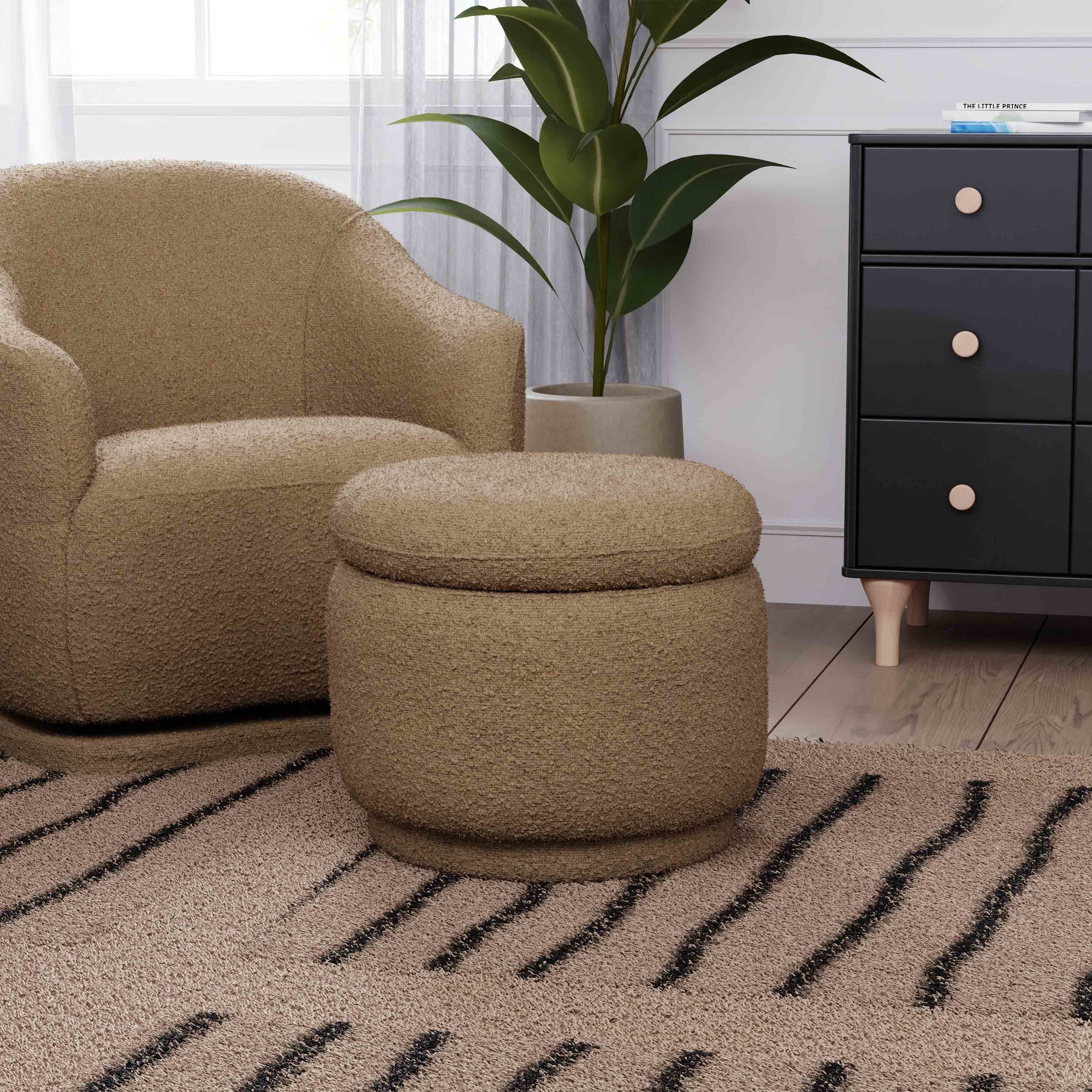 Babyletto Enoki Storage Ottoman in Boucle - Image 14
