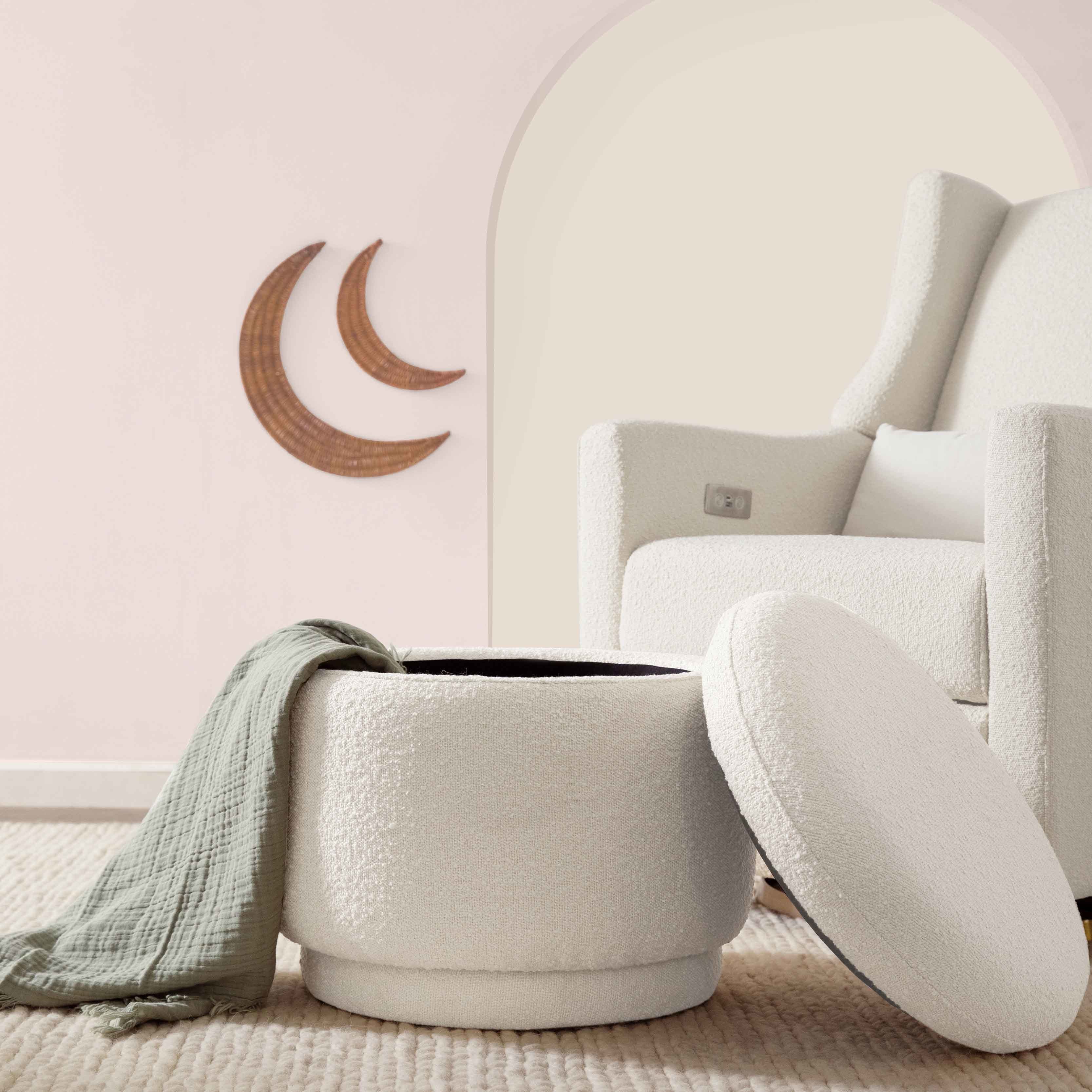 Babyletto Enoki Storage Ottoman in Boucle - Image 23