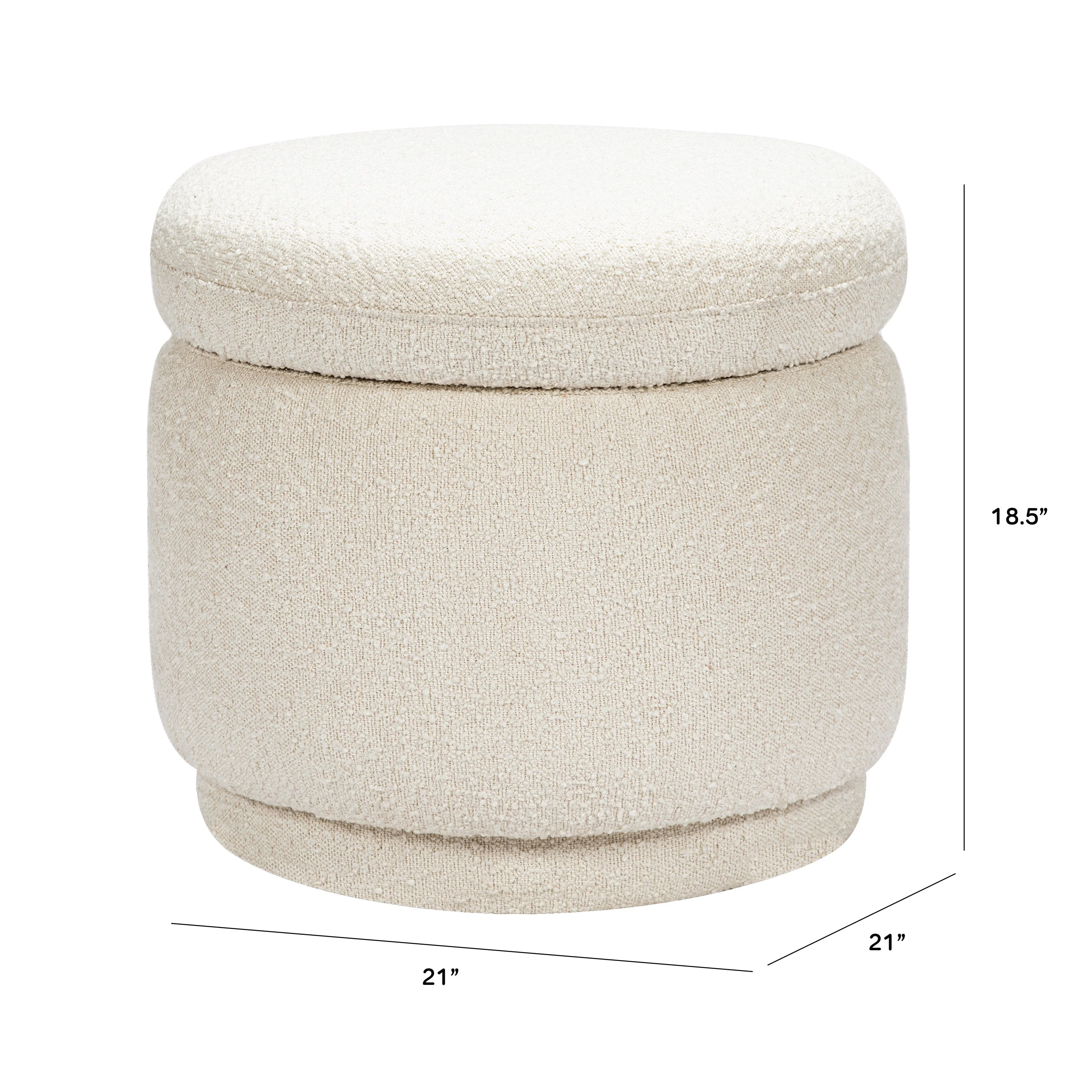Babyletto Enoki Storage Ottoman in Boucle - Image 34