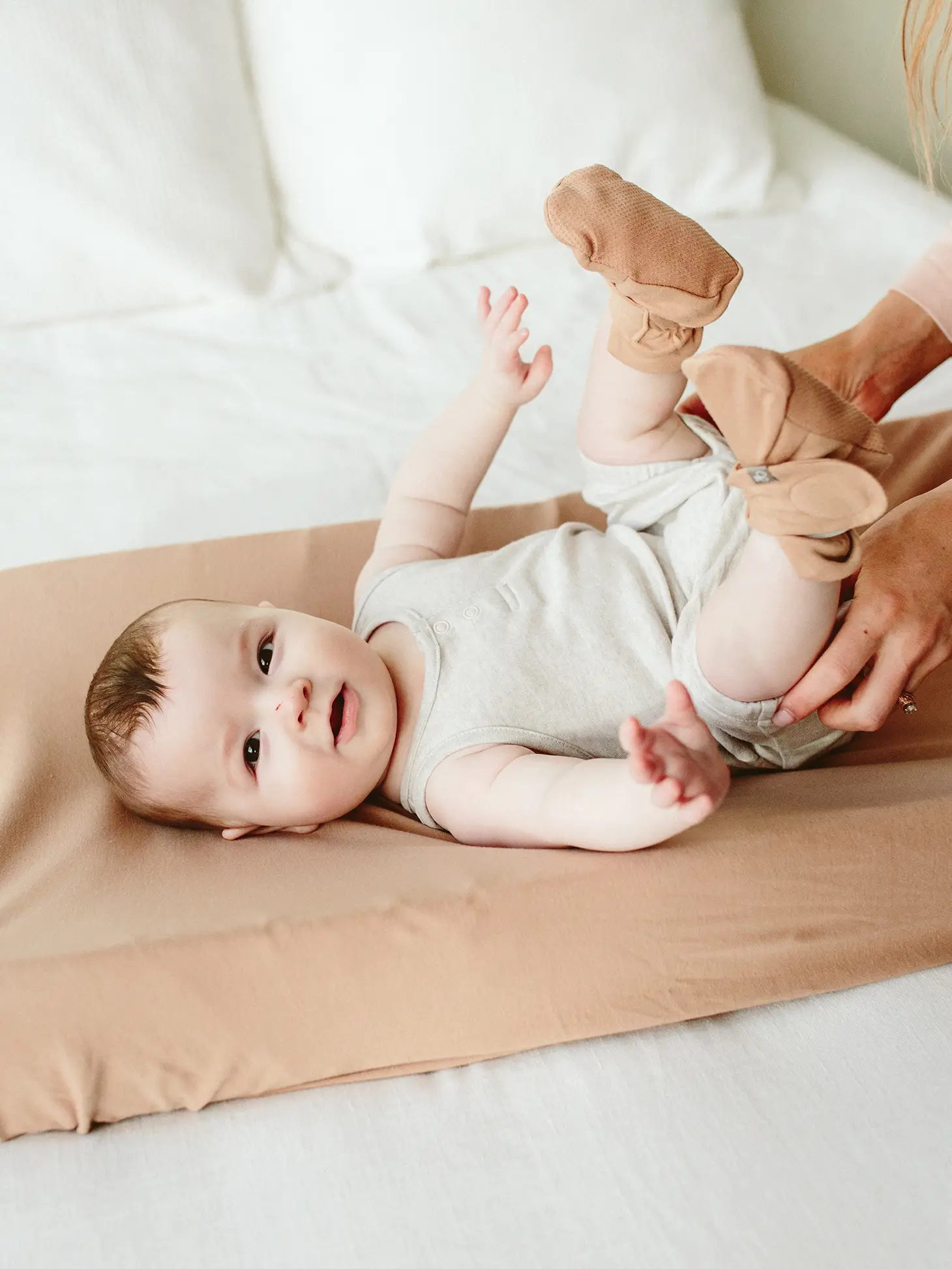 Goumikids Bamboo Organic Cotton Stay-On Booties - Image 6