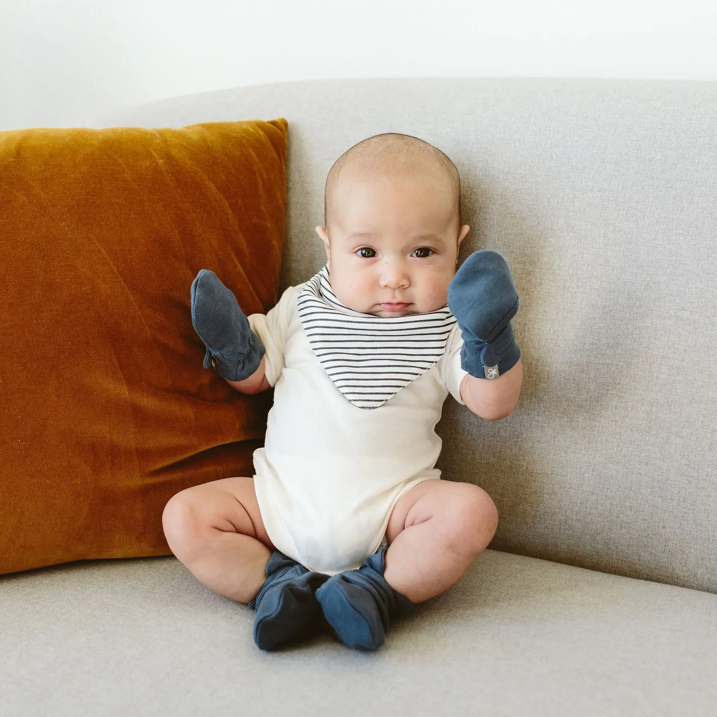 Goumikids Bamboo Organic Cotton Stay-On Booties - Image 9