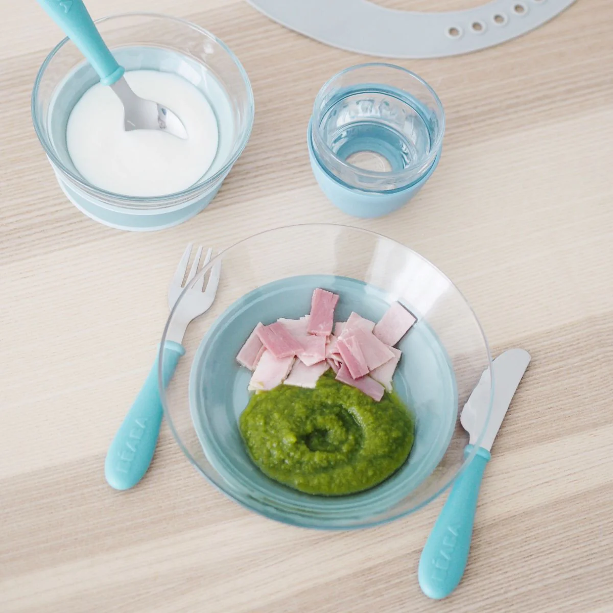 Beaba Glass Meal Set - Jungle - Image 3