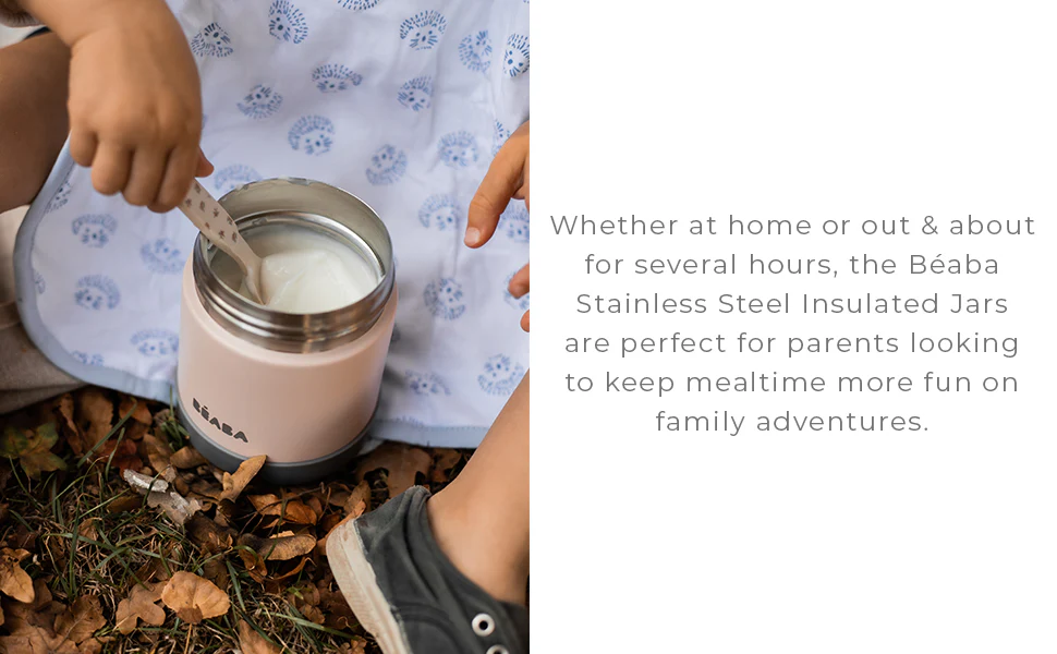 Beaba Stainless Steel Insulated Food Jar - 10 oz - Image 7