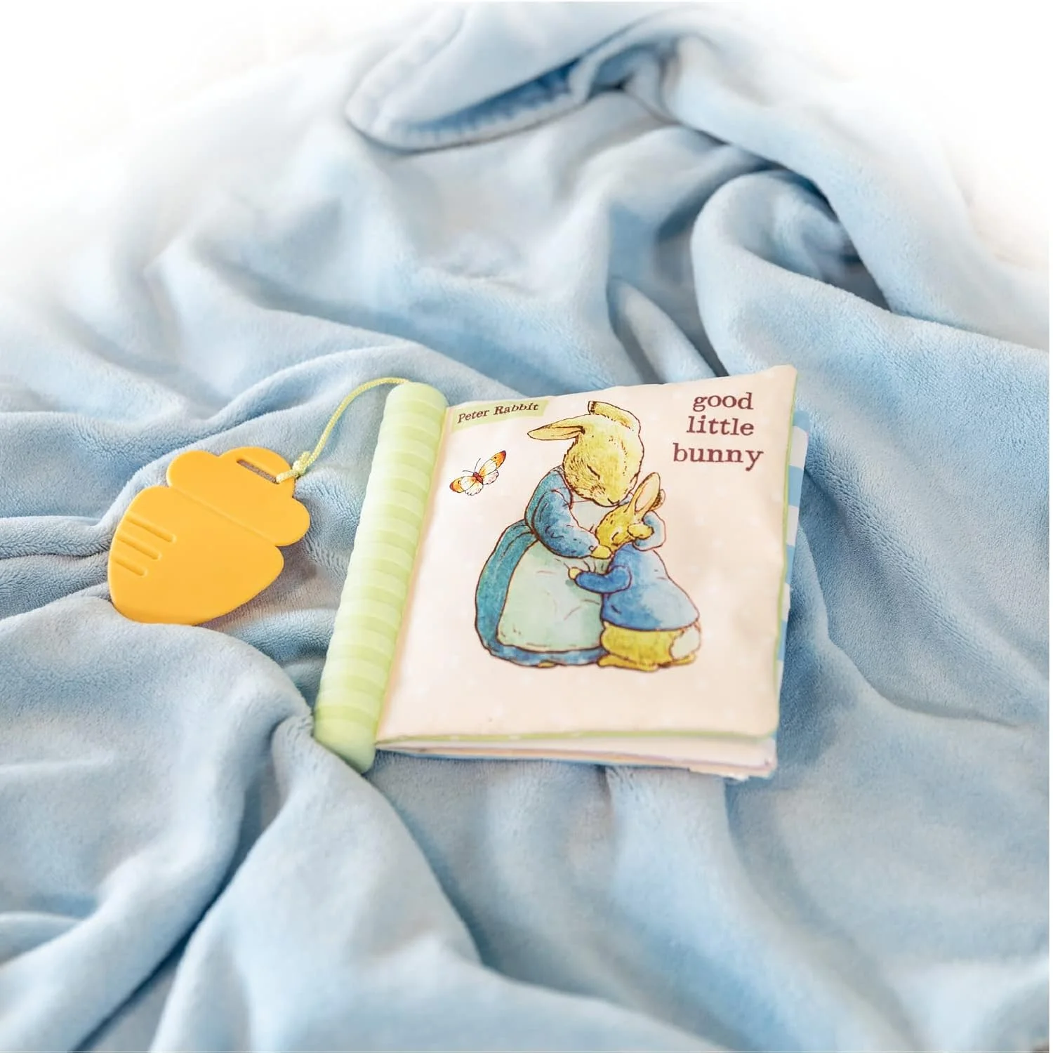 Beatrix Potter Peter Rabbit Soft Book with Teether - Image 5