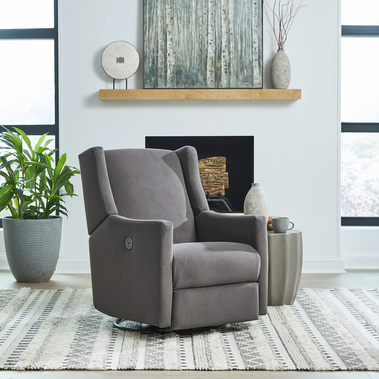 Best Chairs Lillian Swivel Glider Recliner  - USA Made - Image 15