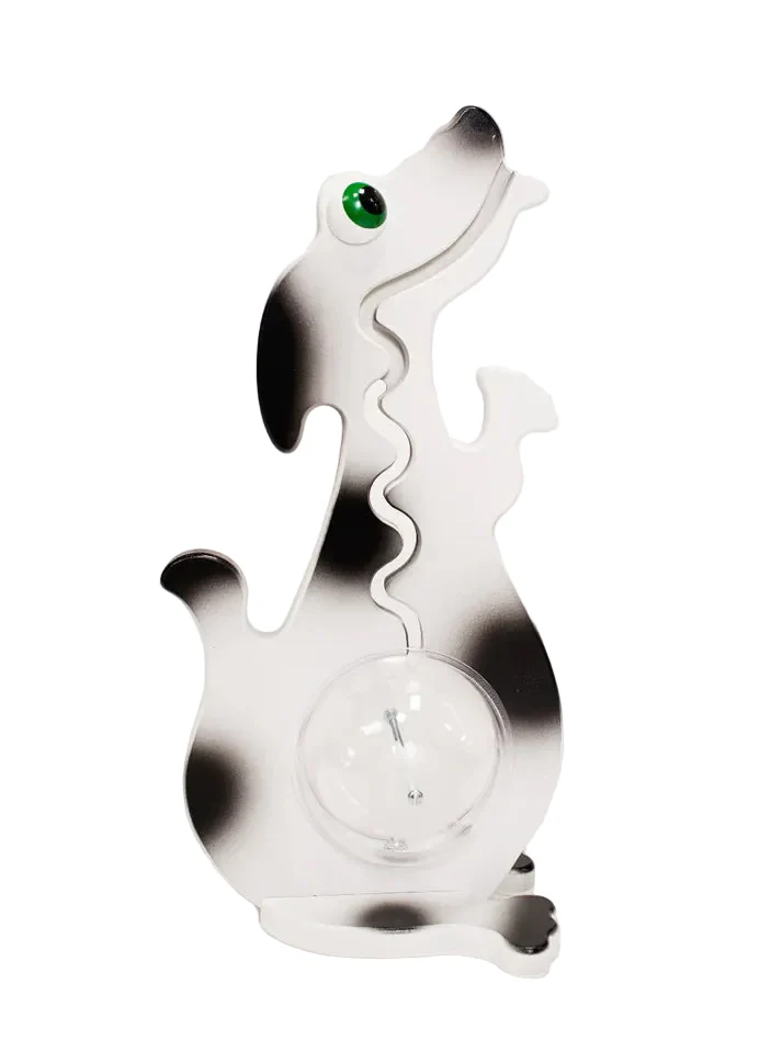 Big Belly Bank 20" Black & White Dog