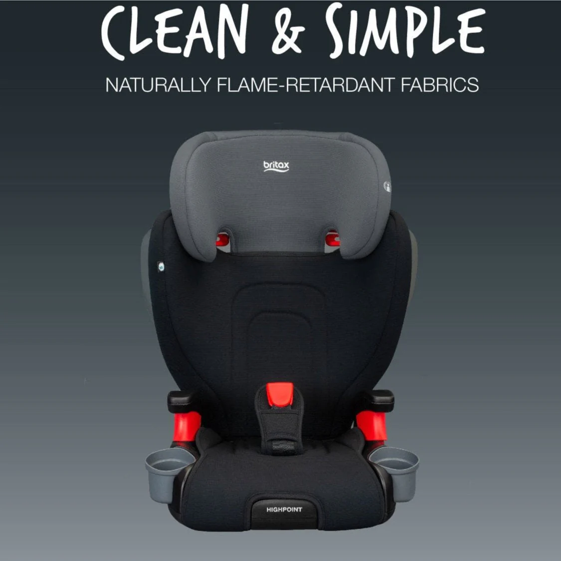 Britax Highpoint Backless Belt-Positioning Booster Seat with Safewash - Image 6