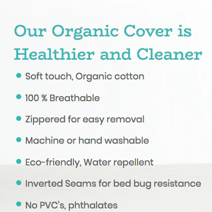 Bundle of Dreams Genius 2-Stage Deluxe 100% Breathable Mattress with Organic Cover - Image 3