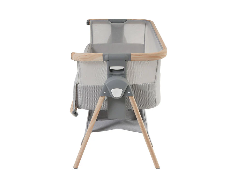 Venice Child California Dreaming Portable Bedside Bassinet - Grey - Image 12