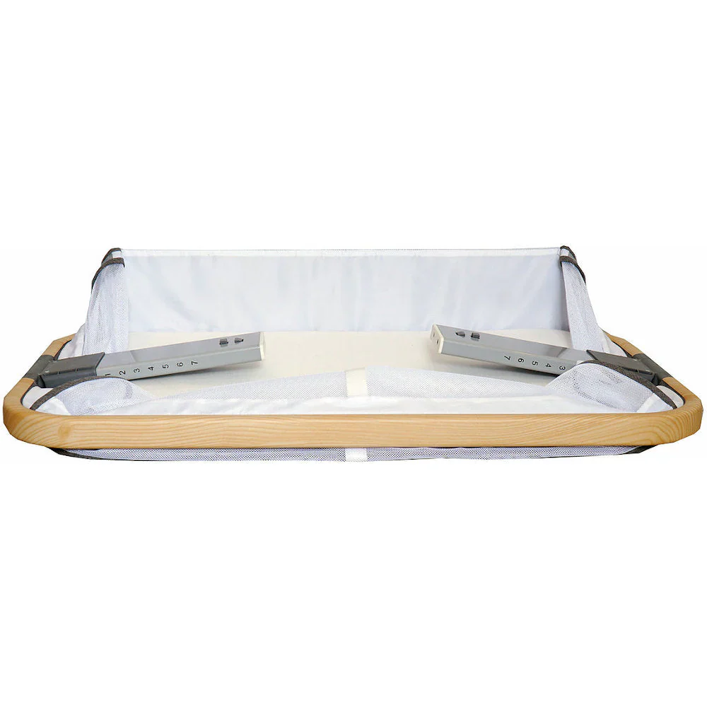 Venice Child California Dreaming Portable Bedside Bassinet - Grey - Image 16