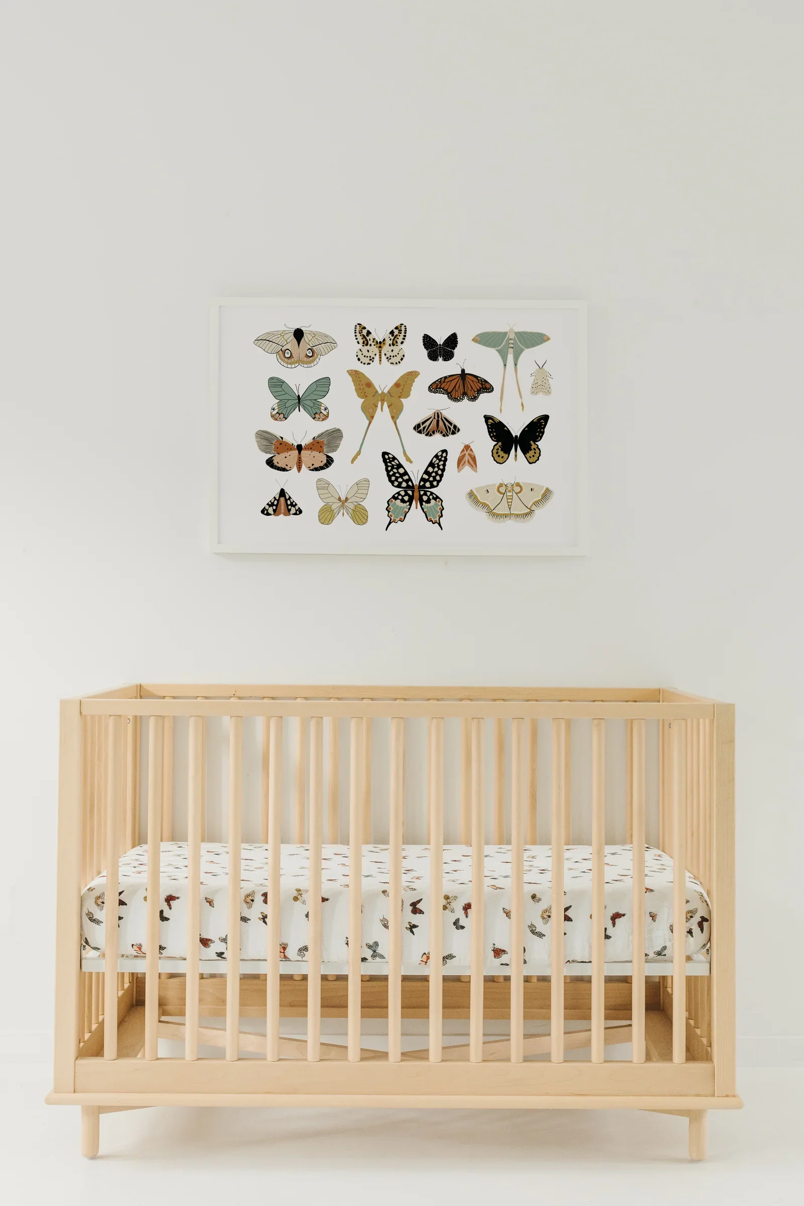 Clementine Kids Butterfly Migration Crib Sheet - Image 3